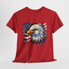 Bald Eagle American Flag T-Shirt Printify