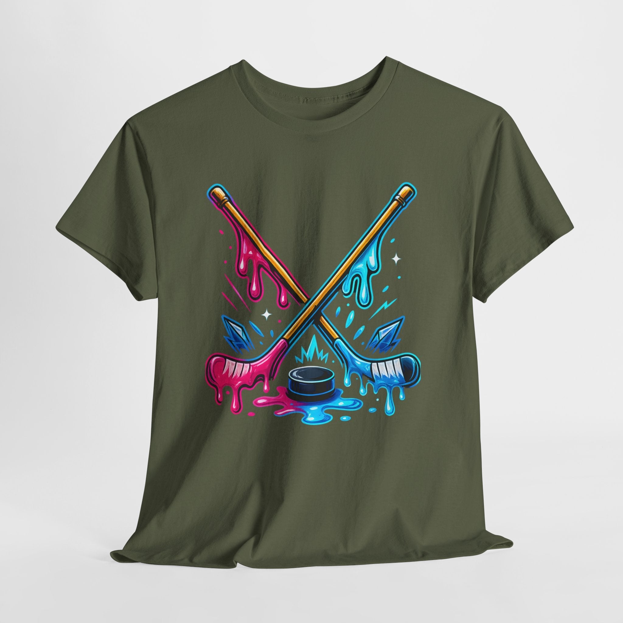 Drip Ice- hockey Unisex T-Shirt Printify