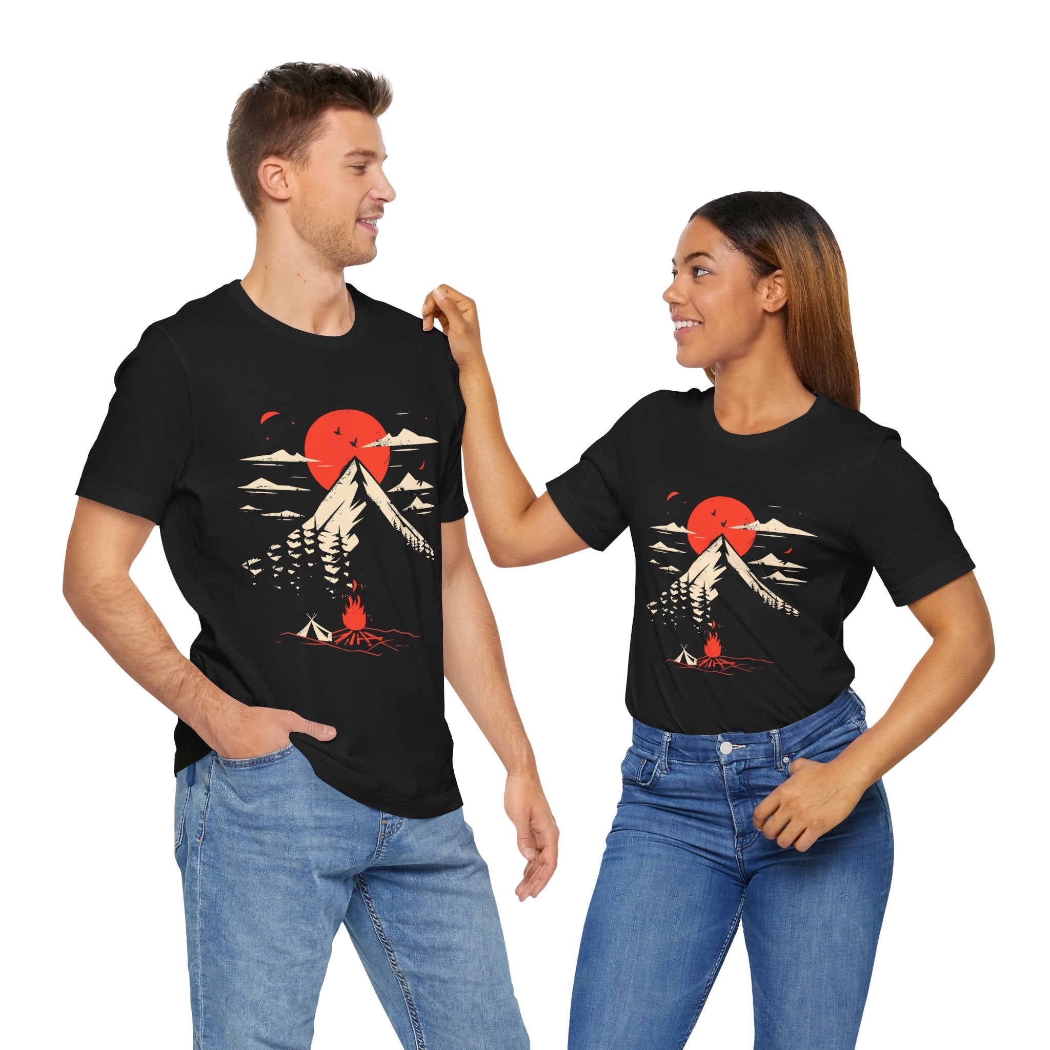 Mountain Adventure Graphic T-shirt Printify