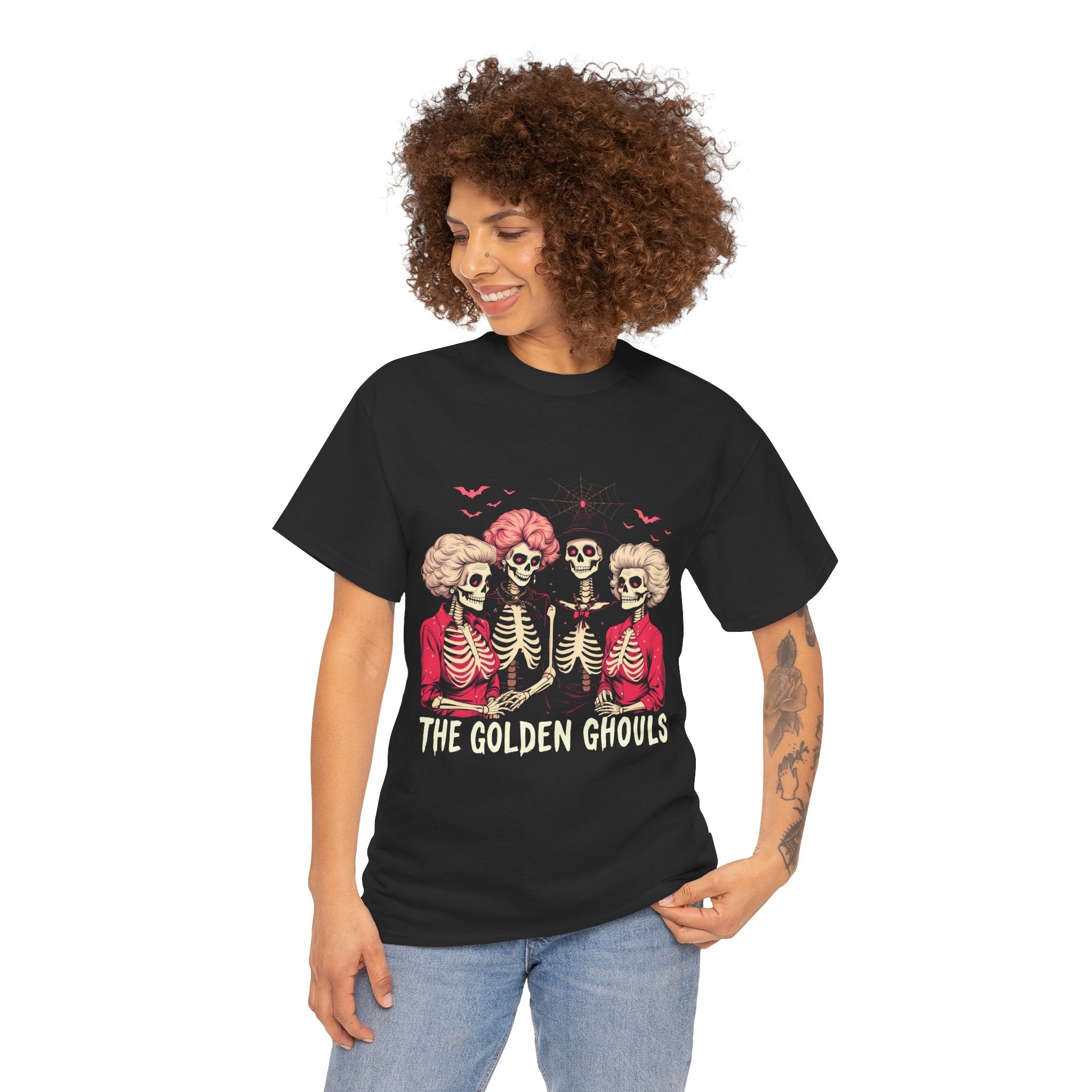 The Golden Ghouls Unisex Graphic T- Shirt Printify