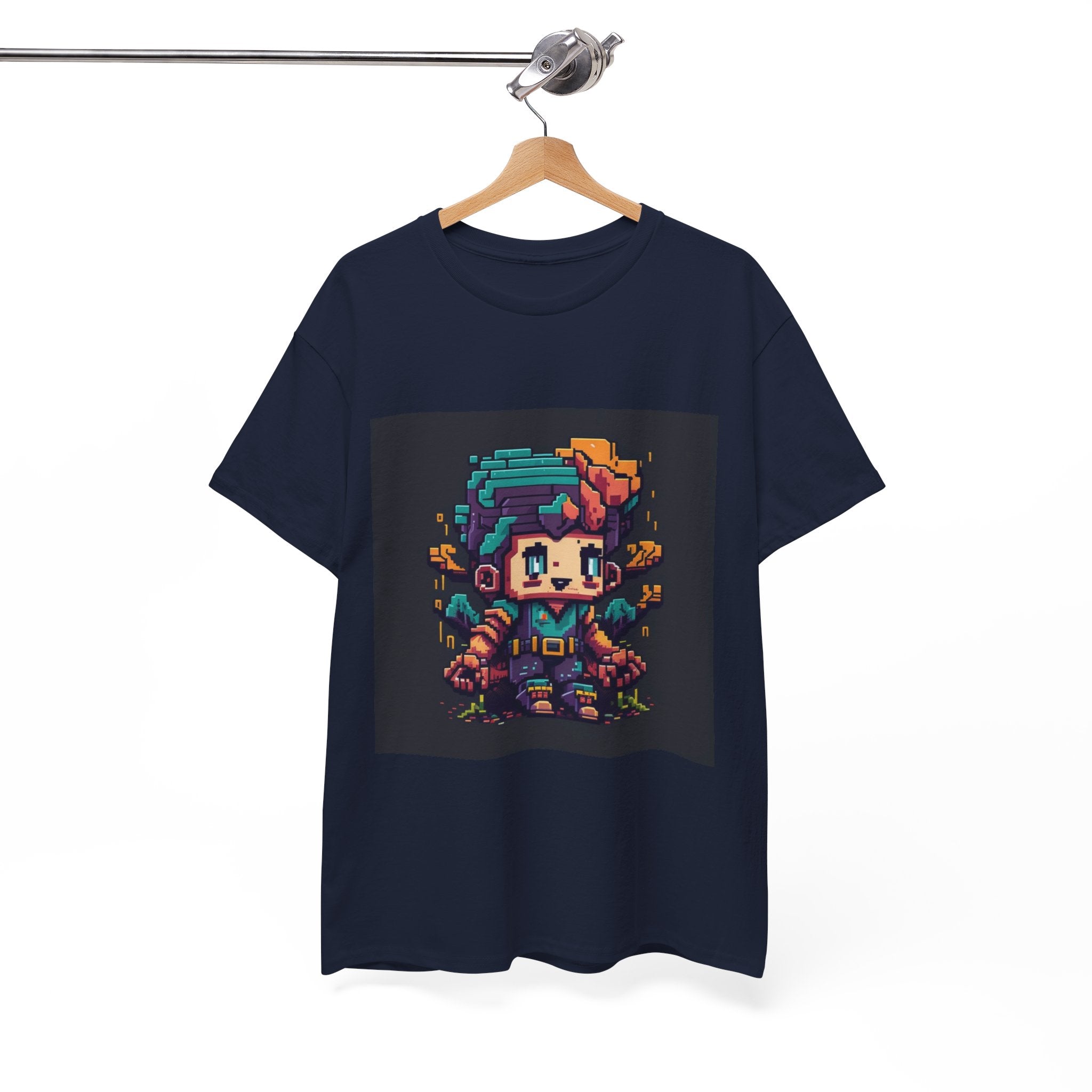 Pixel Art Retro Gamer T- Shirt Printify