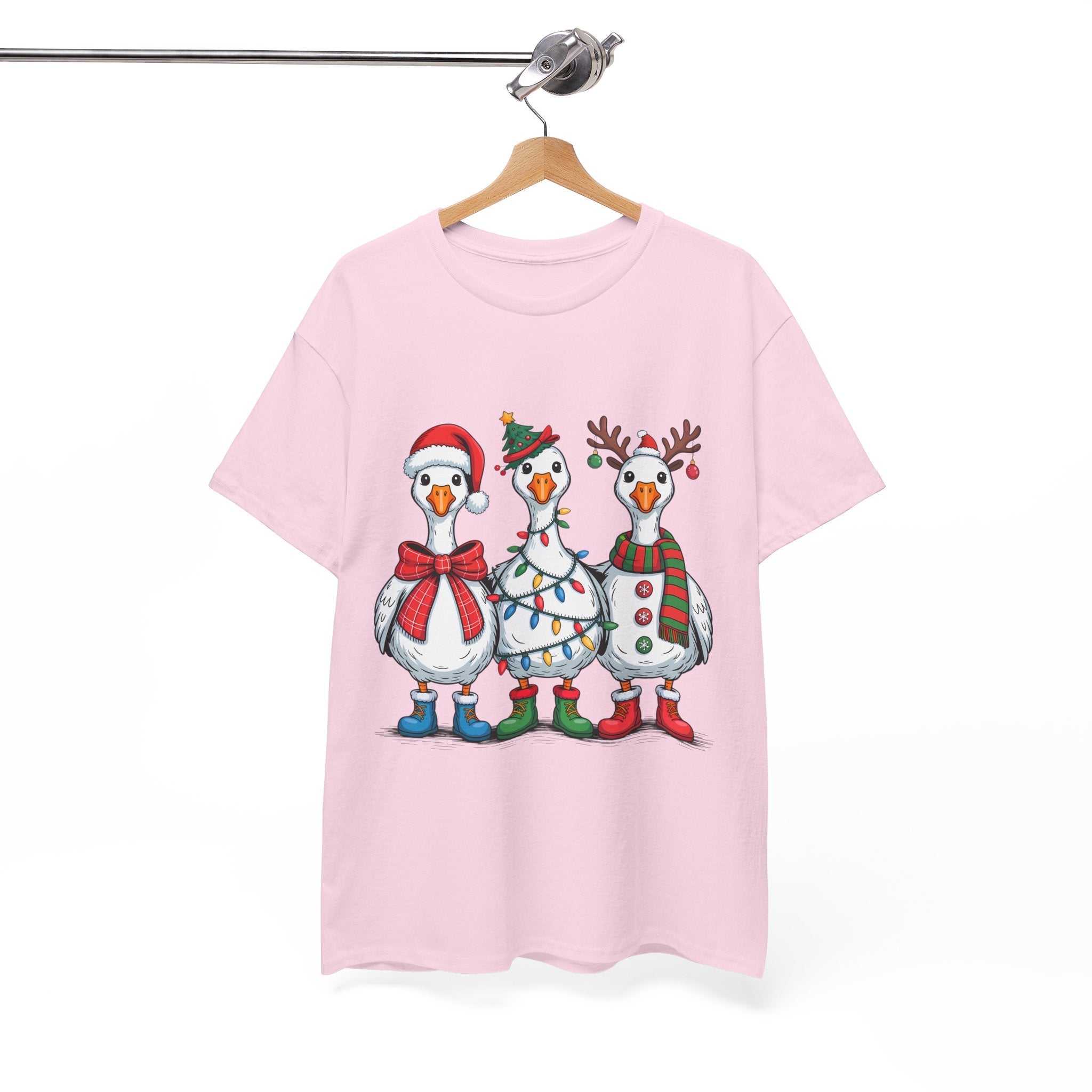 Cute Christmas Goose T-Shirt Printify