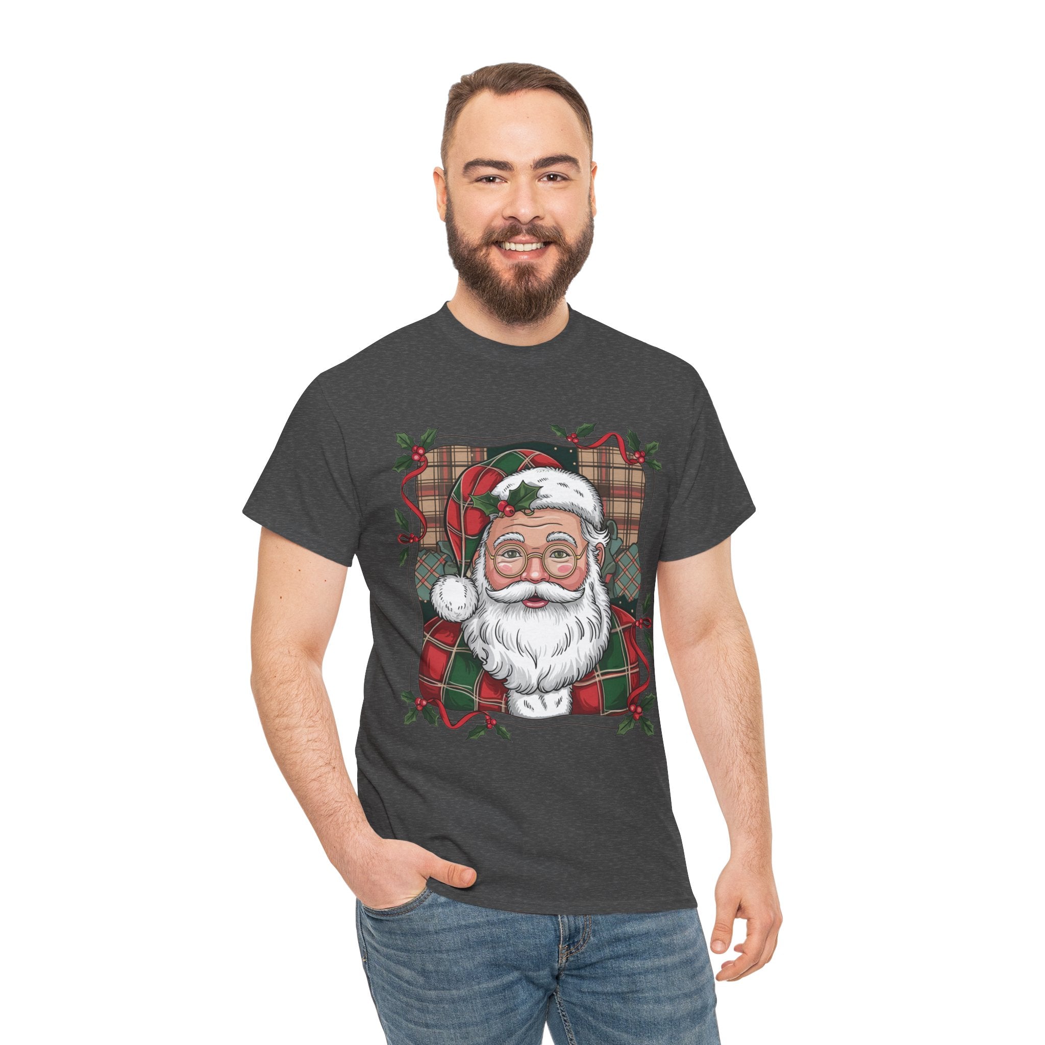 Retro Santa Unisex Graphic T- Shirt Printify