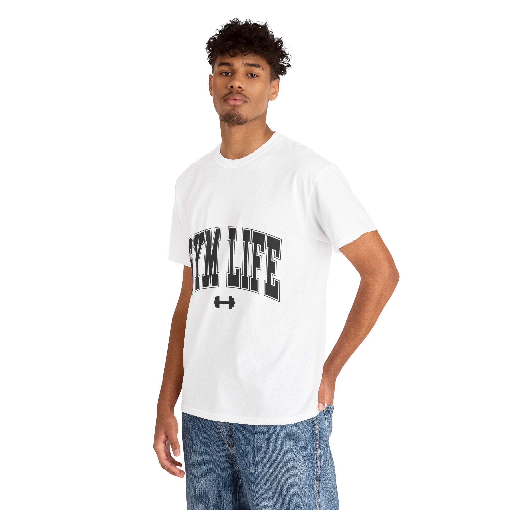 Gym Life Unisex Heavy Cotton T- Shirt Printify