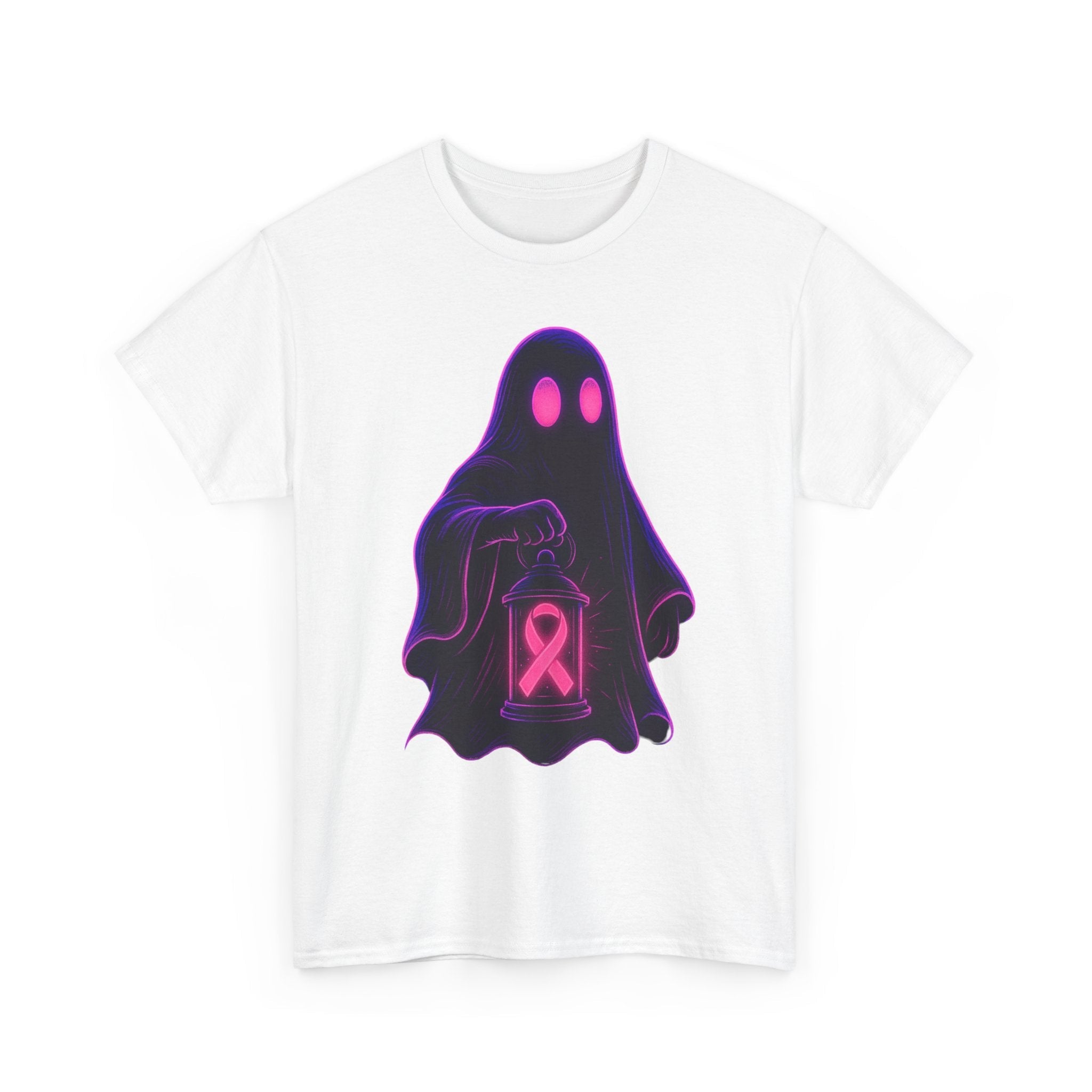 Neon Ghost Graphic T-Shirt Printify