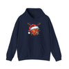 Christmas Basketball Reindeer Hoodie Printify