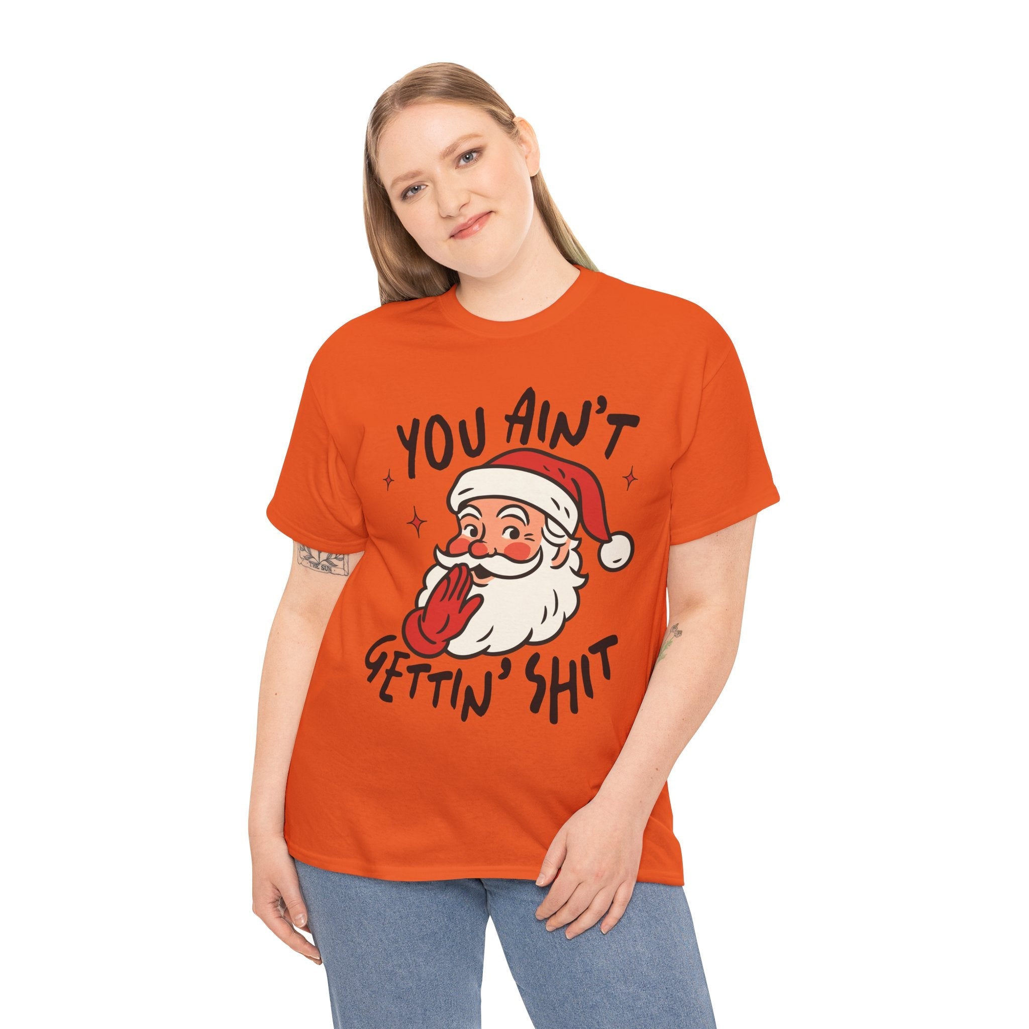 Holiday Humor Santa Funny Christmas T- Shirt Printify