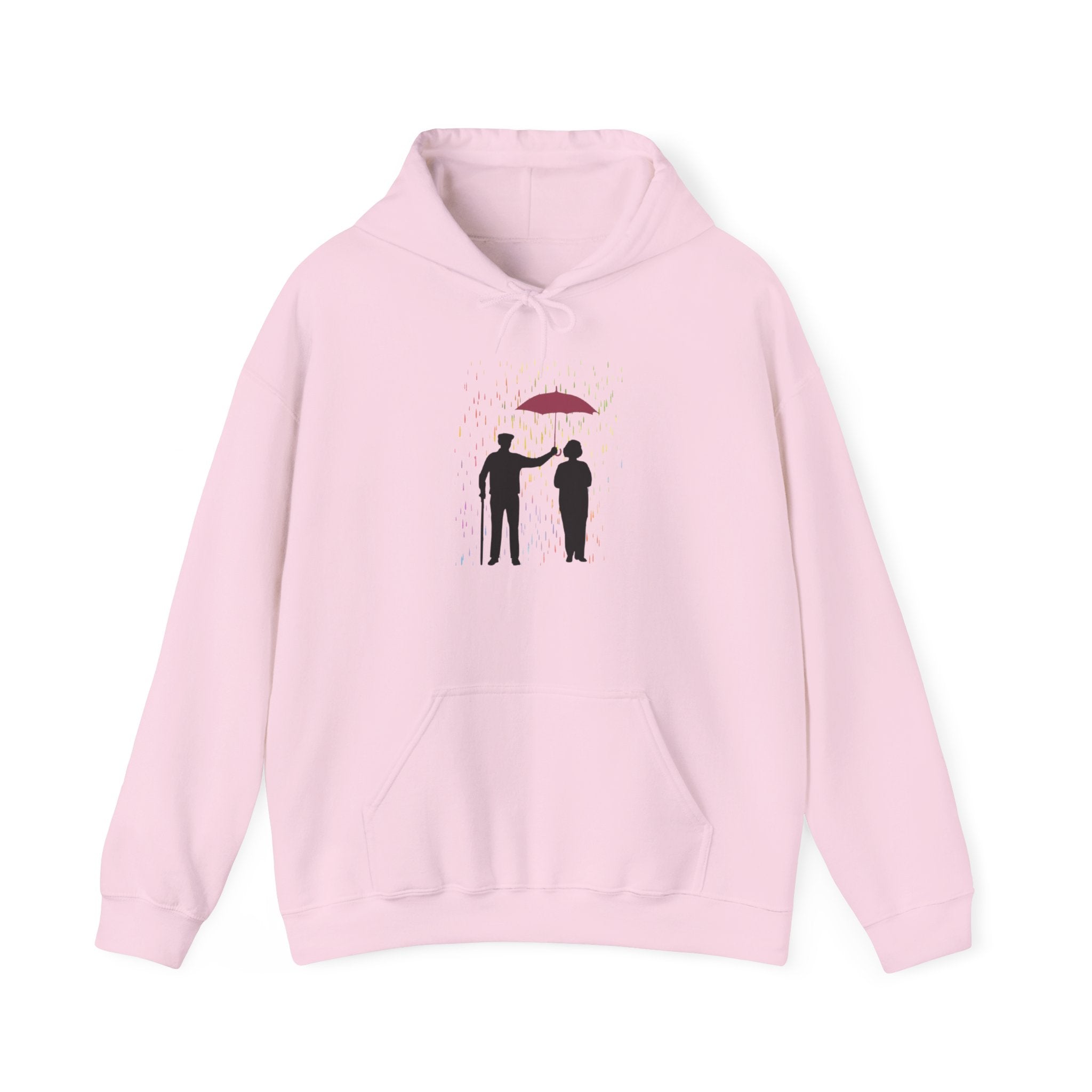 Romantic Couple Umbrella Hoodie