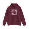 Checkerboard Heart Eyes Smiley Hoodie