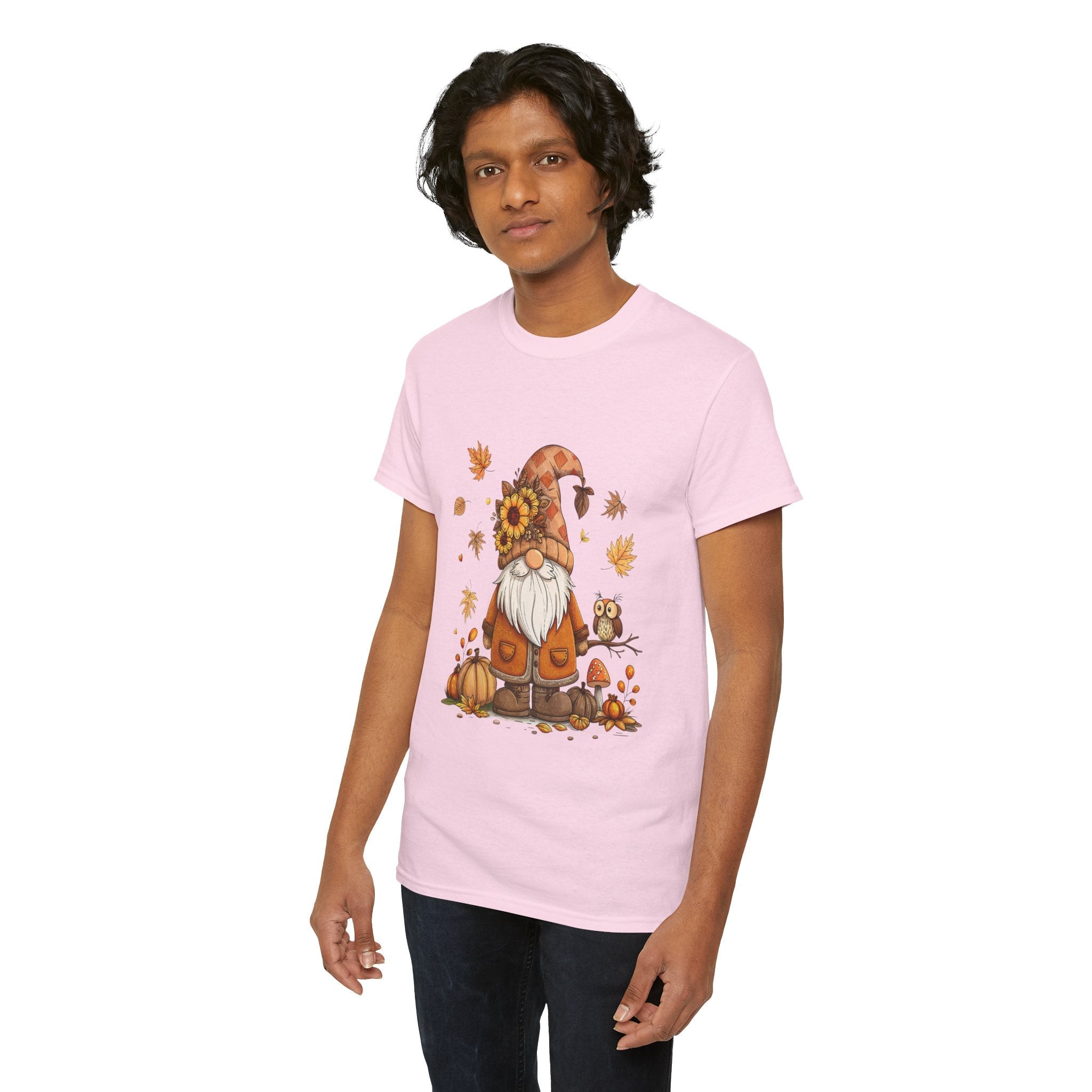 Fall Gnome Retro Unisex T- Shirt Printify