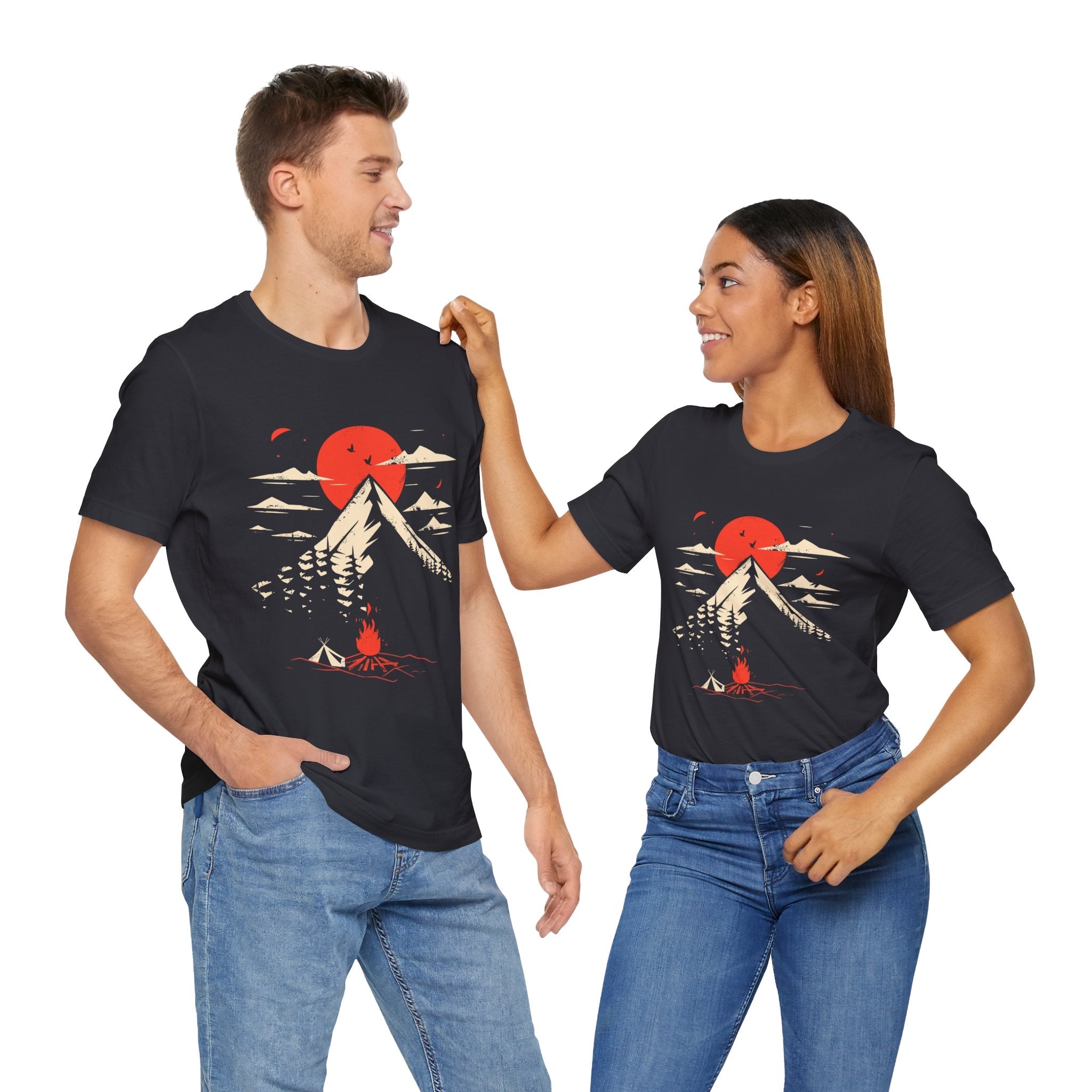 Mountain Adventure Graphic T-shirt Printify