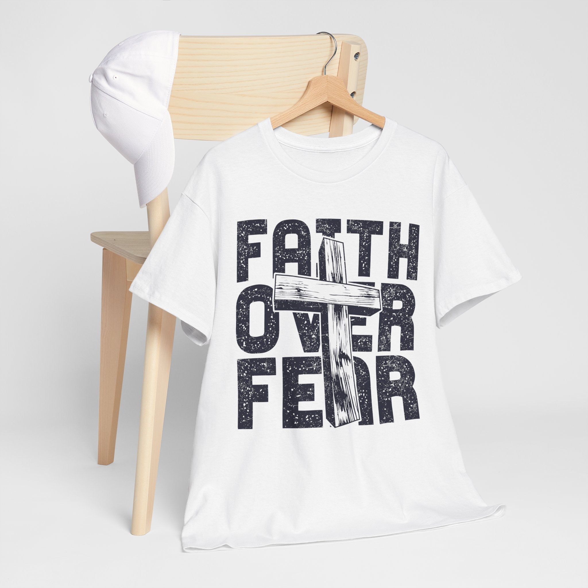 Faith Over Fear Graphic T-Shirt Printify
