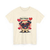 Pugs & Kisses Unisex Graphic T- Shirt Printify