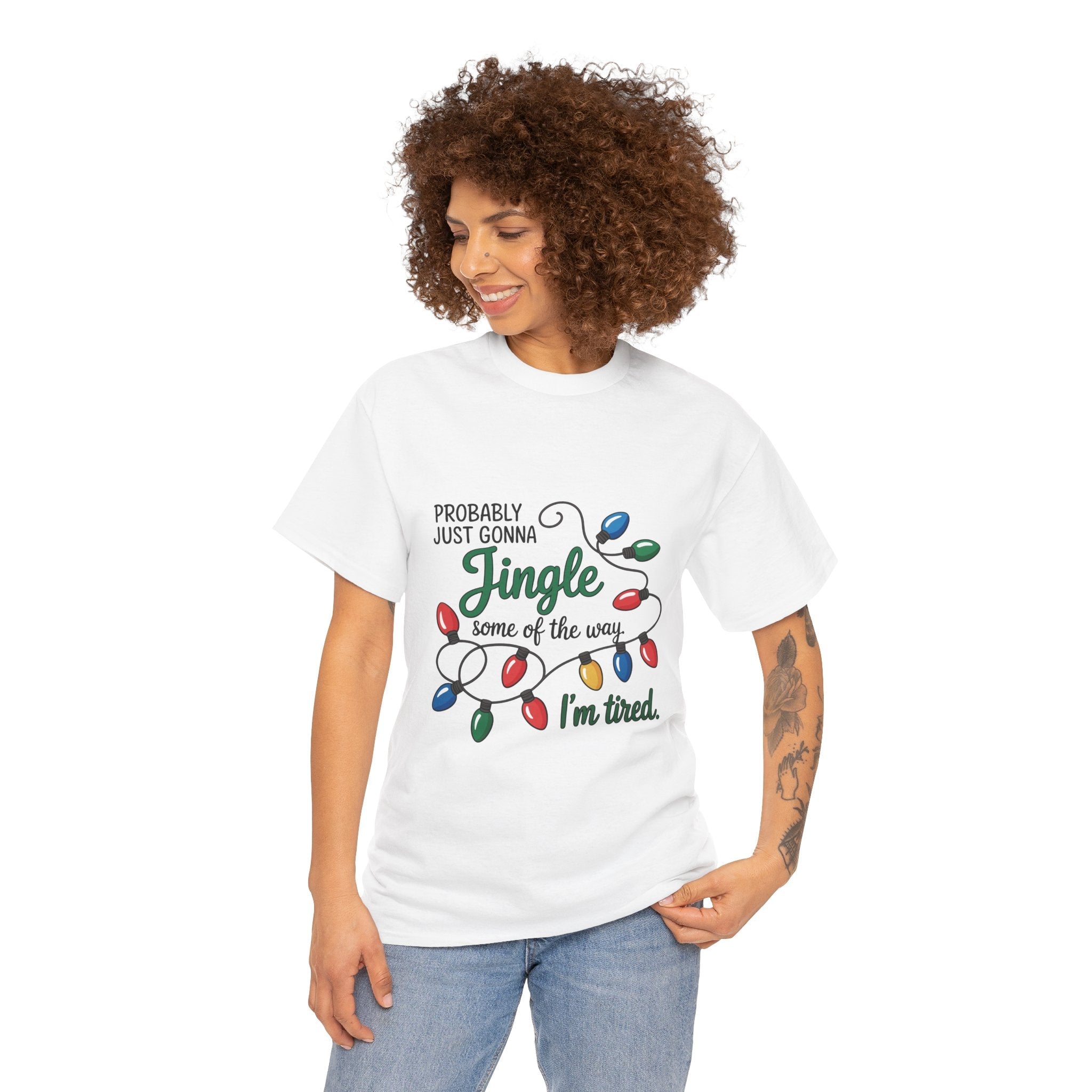 Festive Holiday Graphic T-Shirt Printify