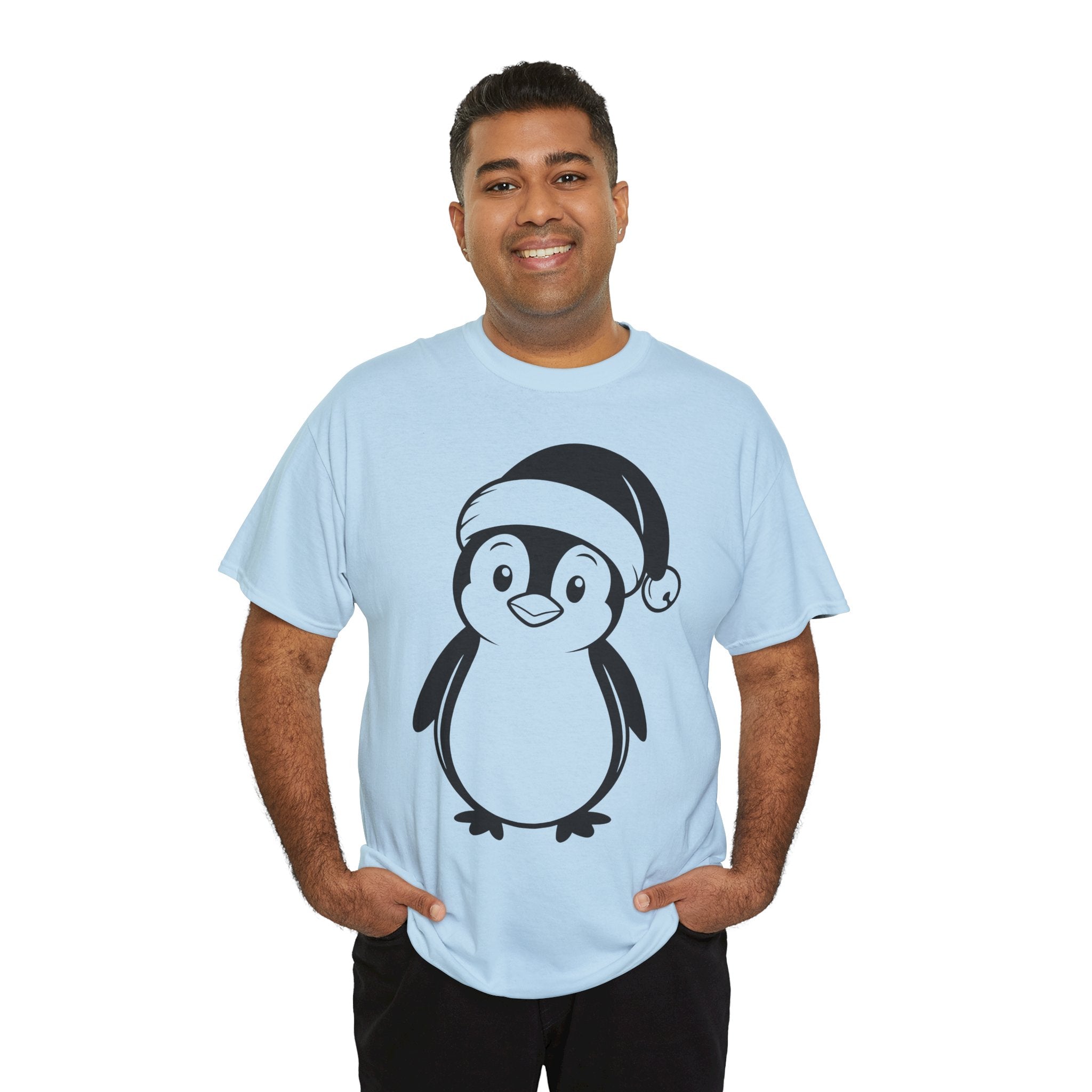 Cute Penguin Christmas Unisex T-Shirt Printify