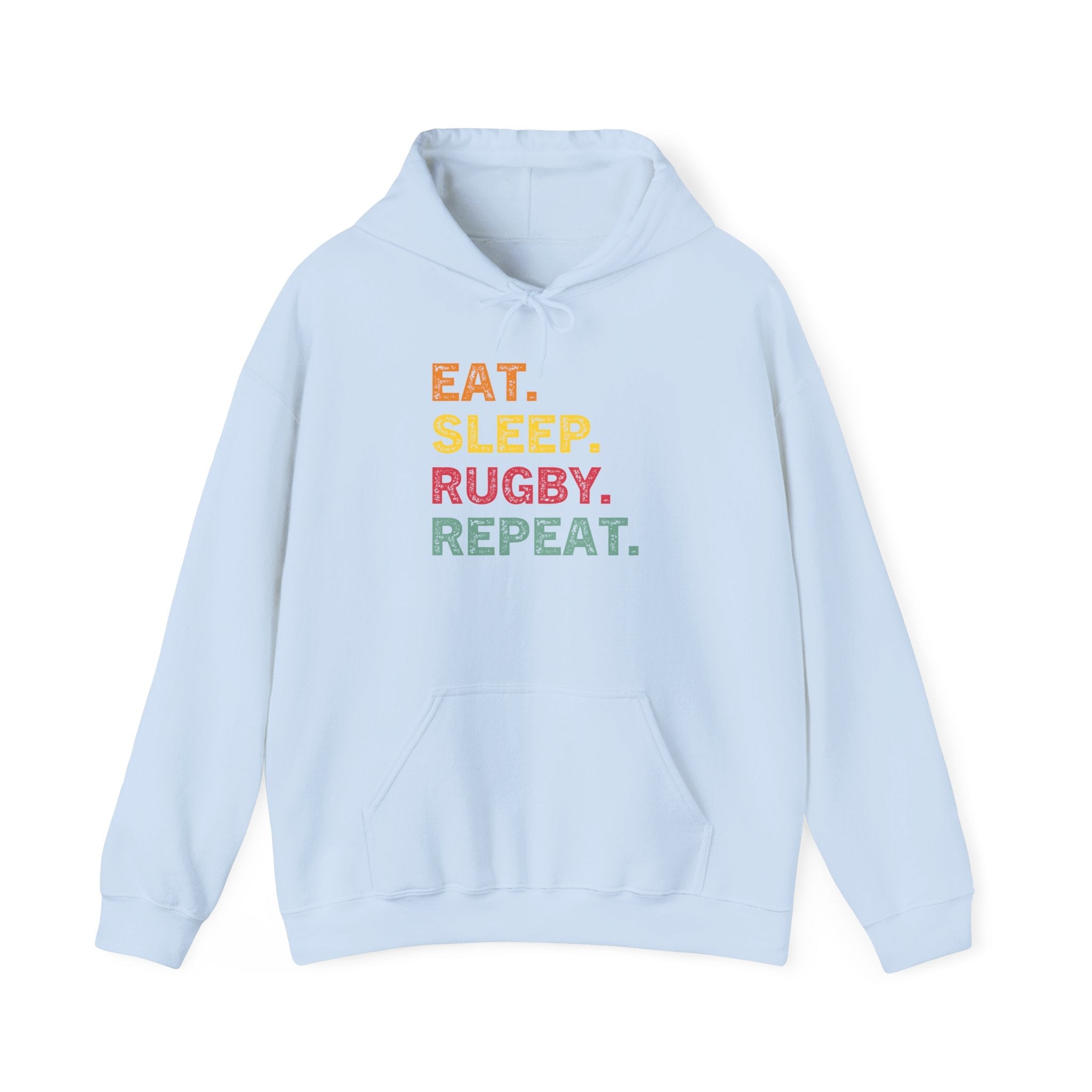 Eat. Sleep. Rugby. Repeat. Hoodie Printify