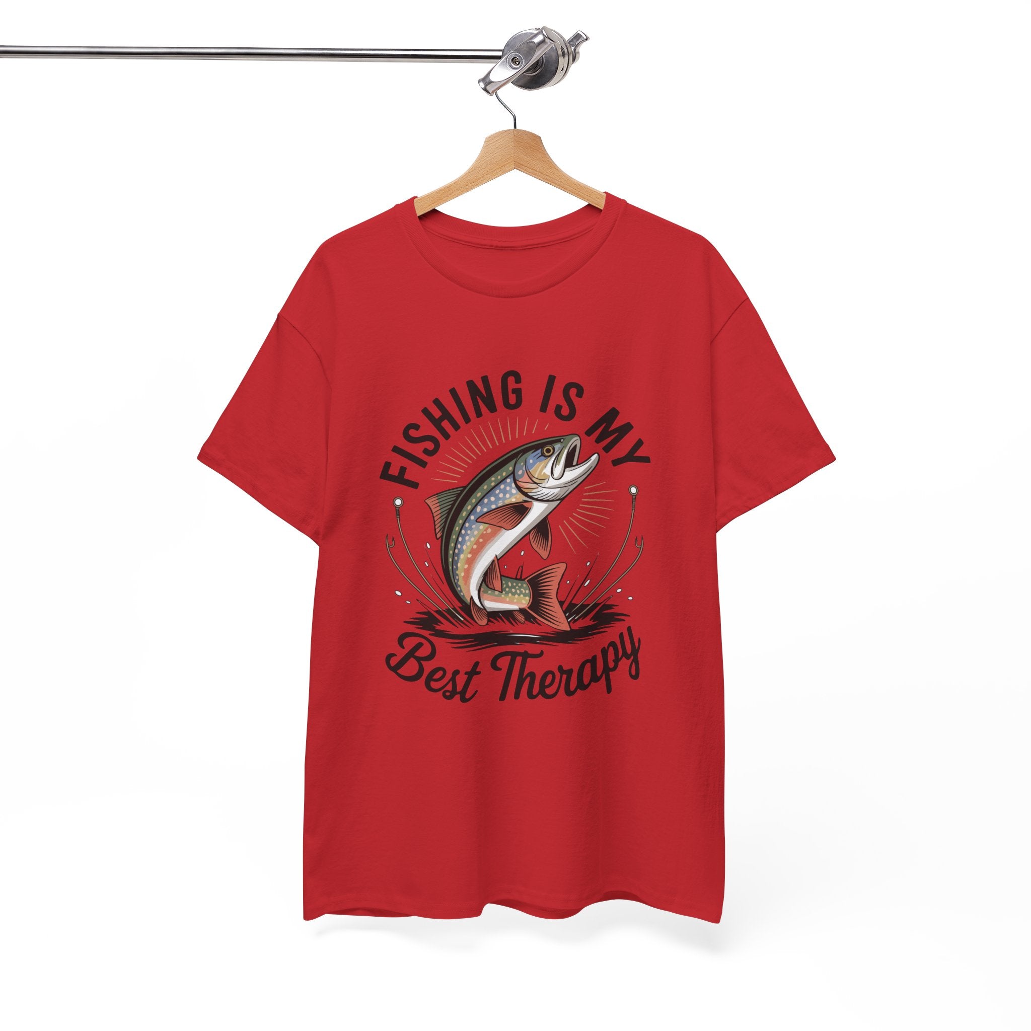 Fishing Is My Best Therapy Unisex T- Shirt Printify