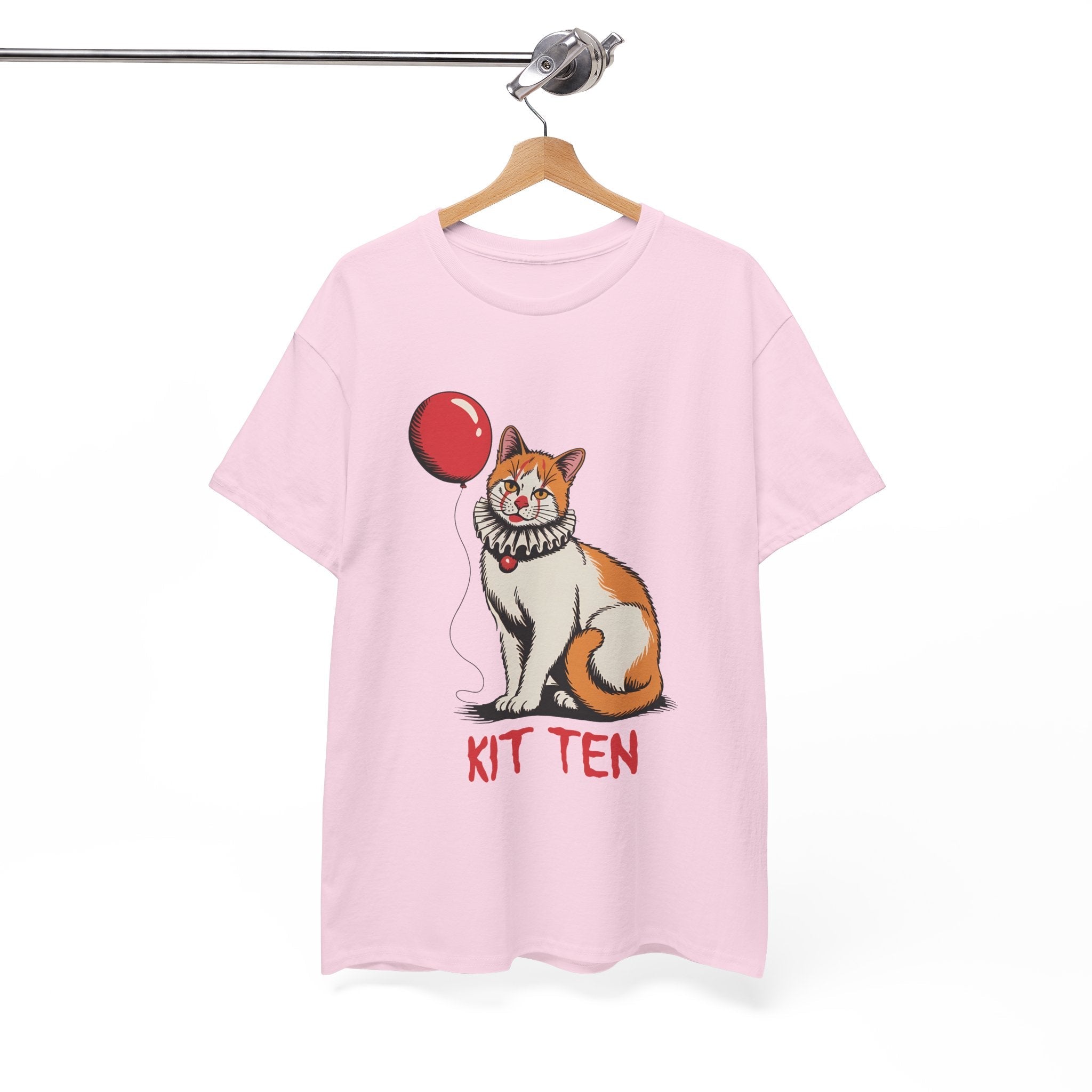 Cute Cat Balloon Graphic T-Shirt Printify