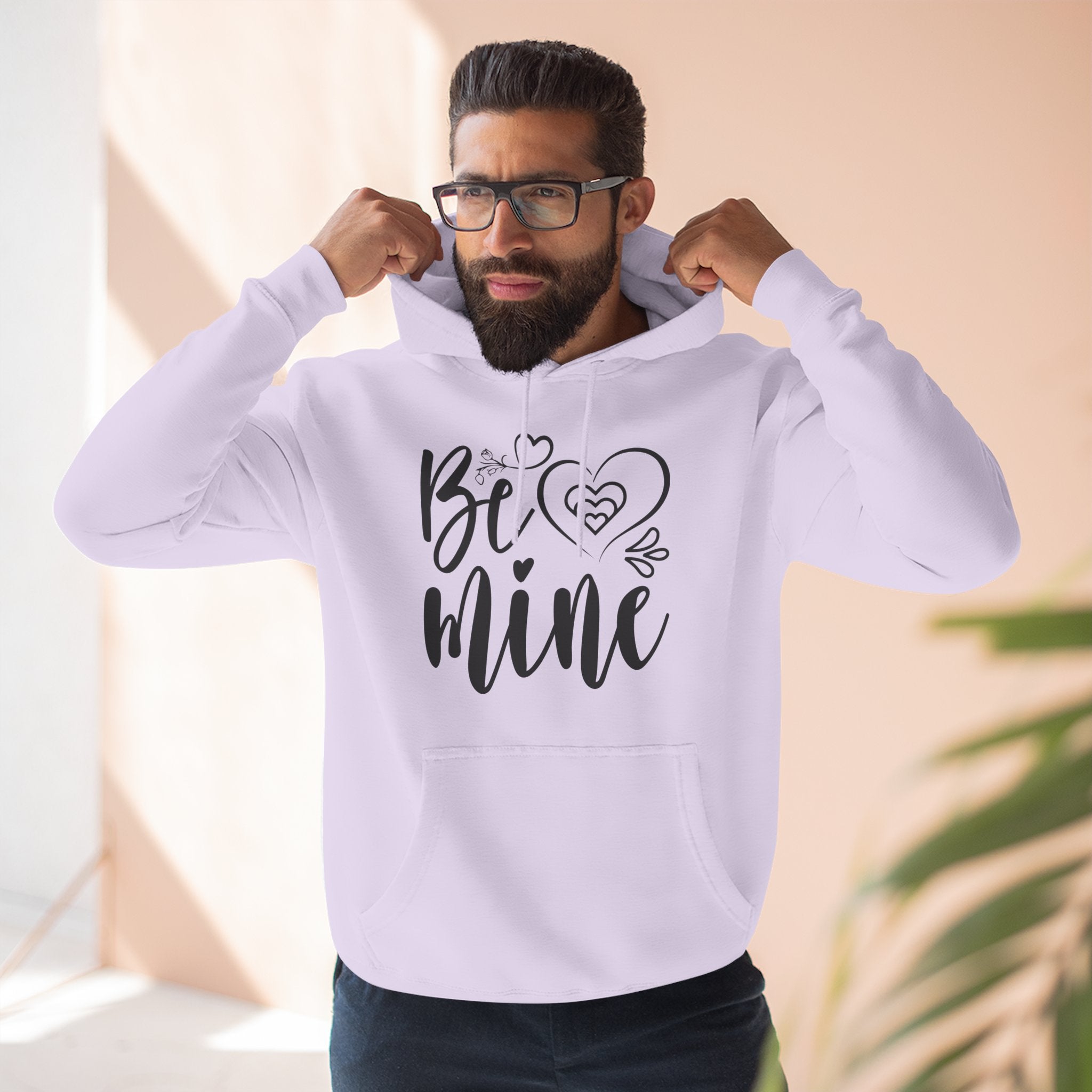 Be Mine - Romantic Heart Hoodie Printify