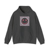 Checkerboard Heart Eyes Smiley Hoodie