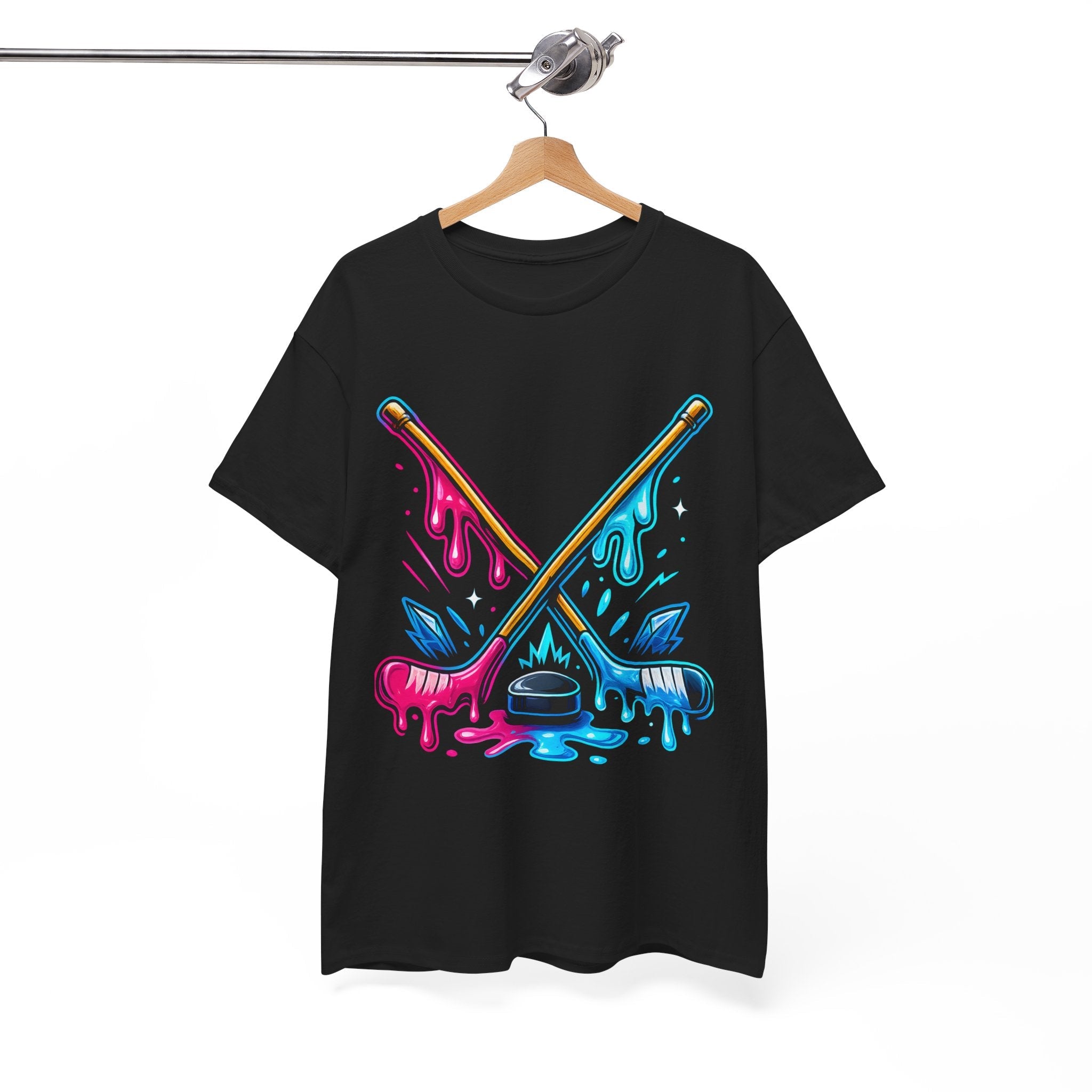 Drip Ice- hockey Unisex T-Shirt Printify