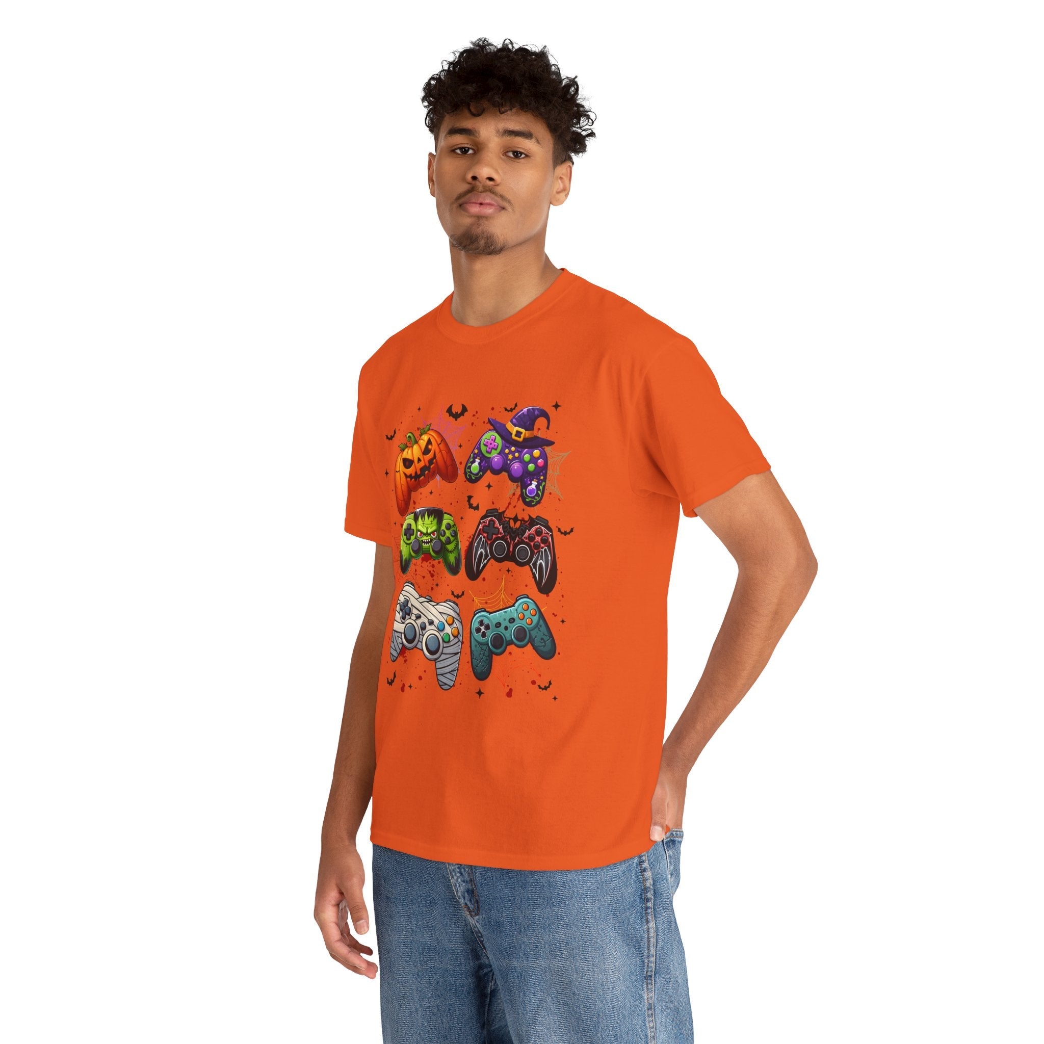 Halloween Gamer Unisex T- Shirt Printify