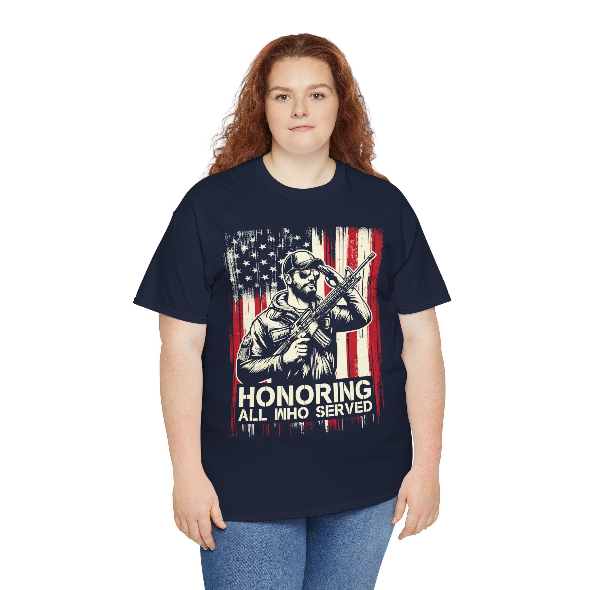 Patriotic Veteran Graphic T-Shirt Printify