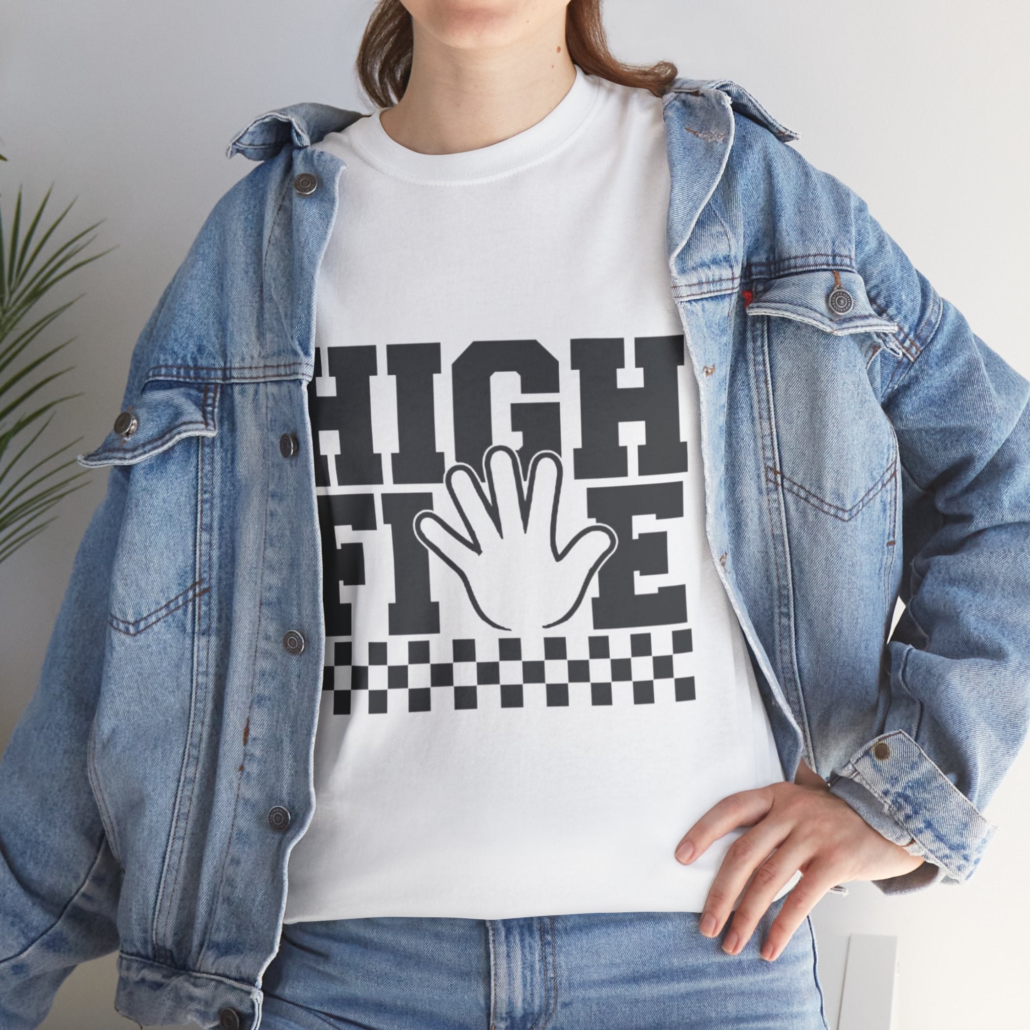 High Five Unisex Casual T- Shirt Printify