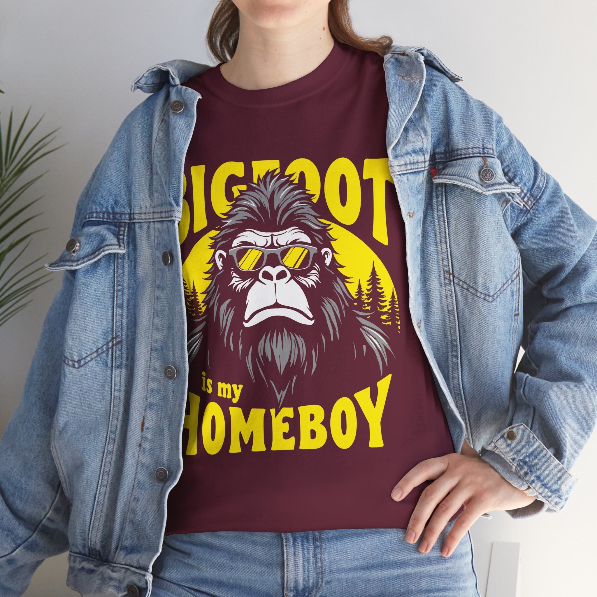 Bigfoot Homeboy Unisex Graphic T-Shirt Printify