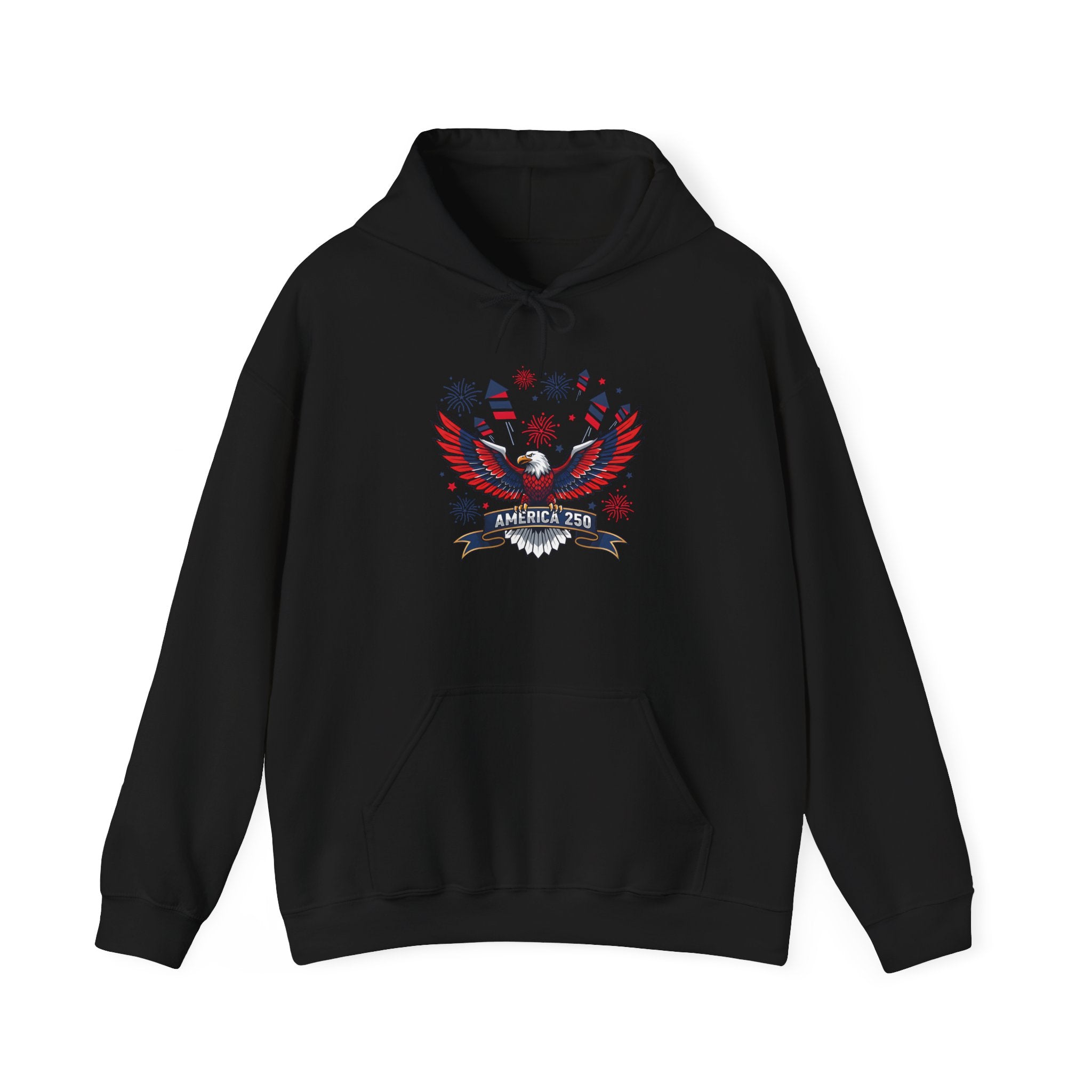 Patriotic Eagle Graphic Hoodie
