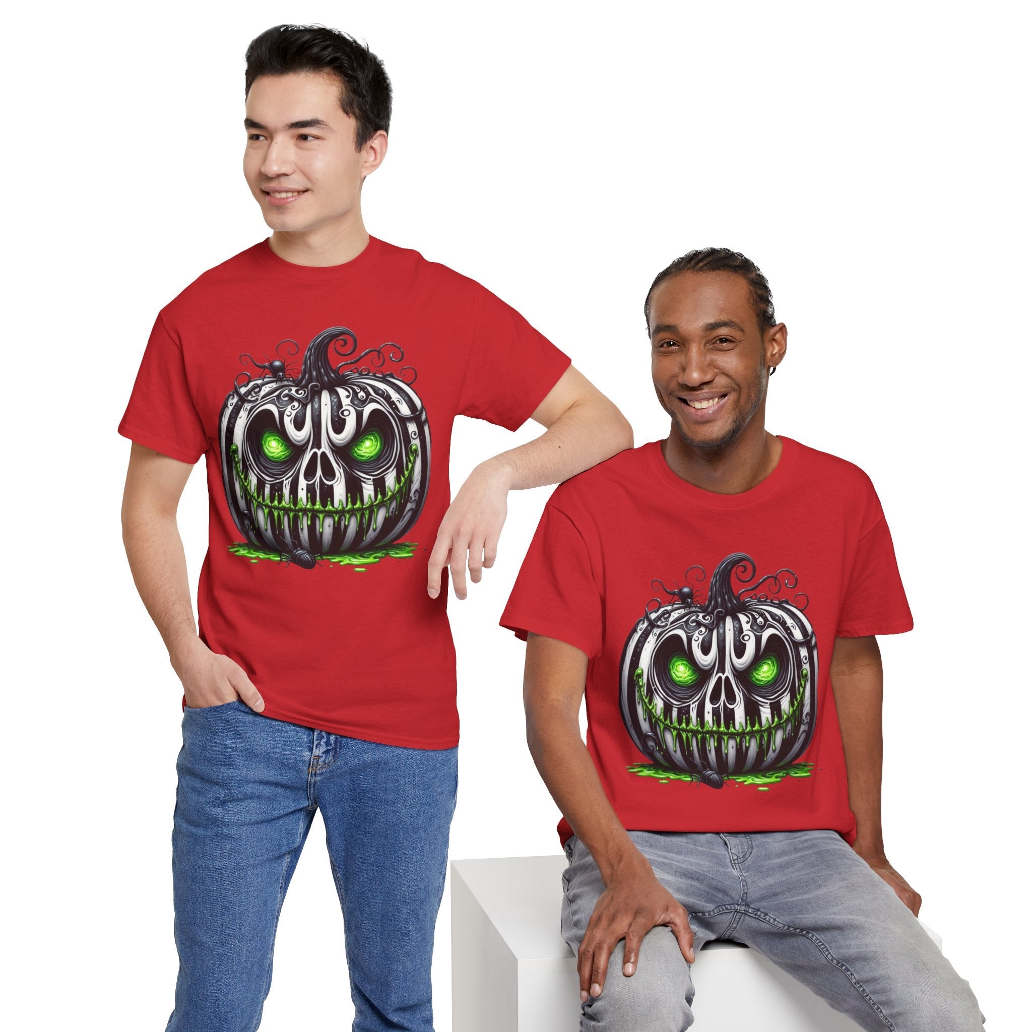 Spooky Halloween Pumpkin T-Shirt Printify