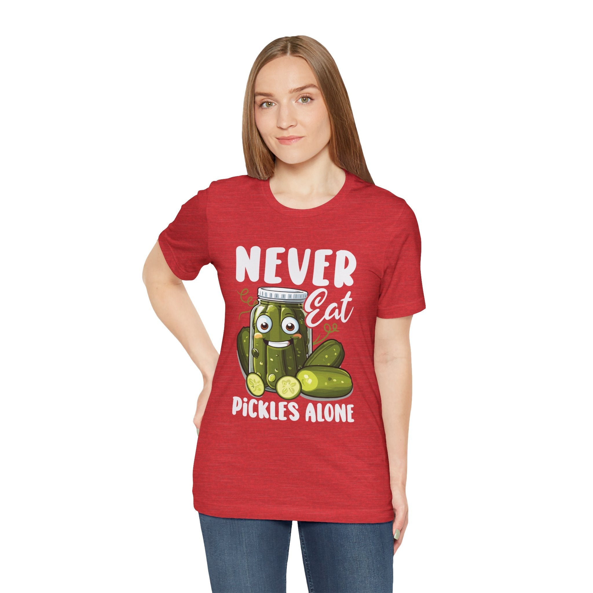 Never Eat Pickles Alone T-Shirt Printify