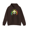 Panda with Headphones Hoodie Printify