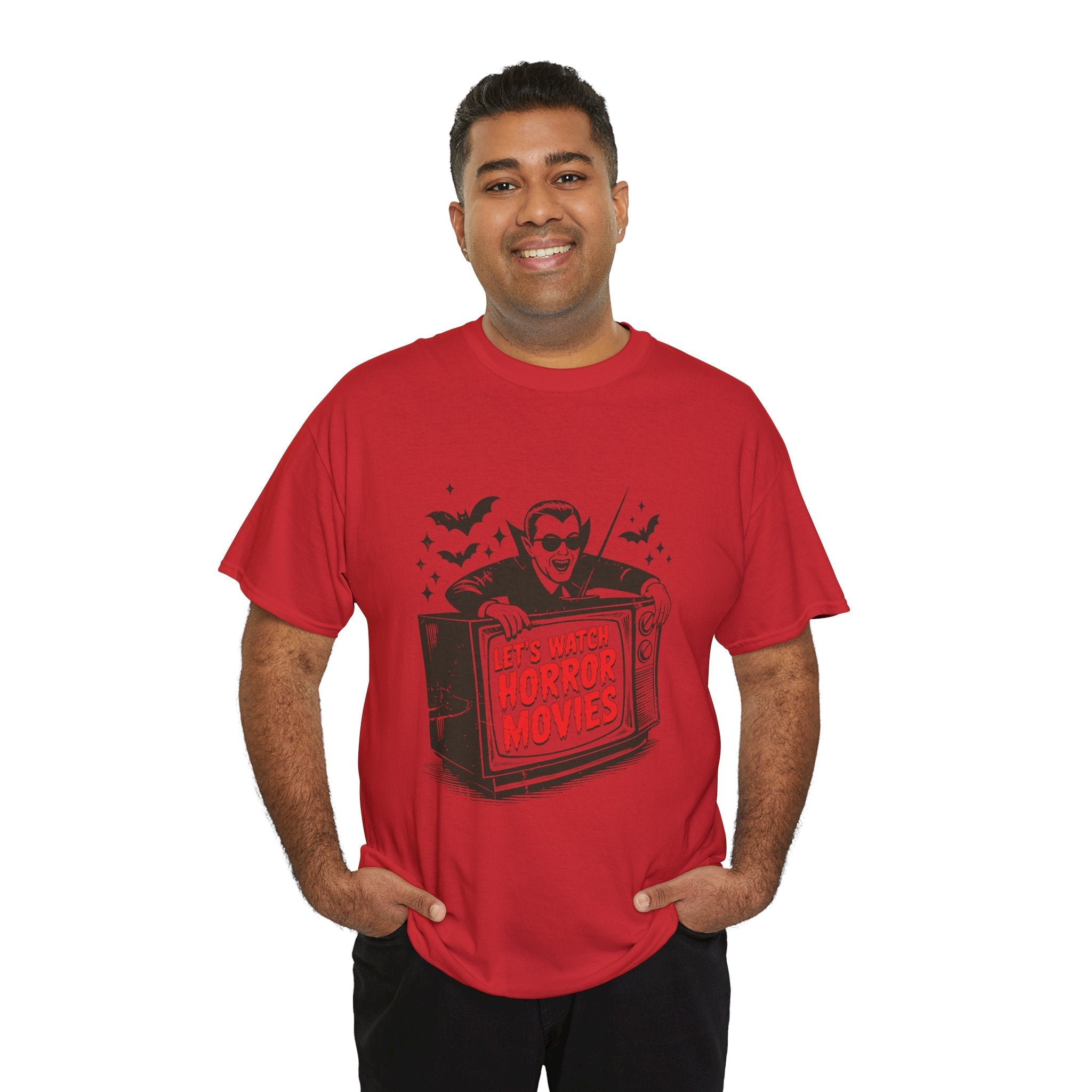 Let's Watch Horror Movies Unisex T-Shirt Printify