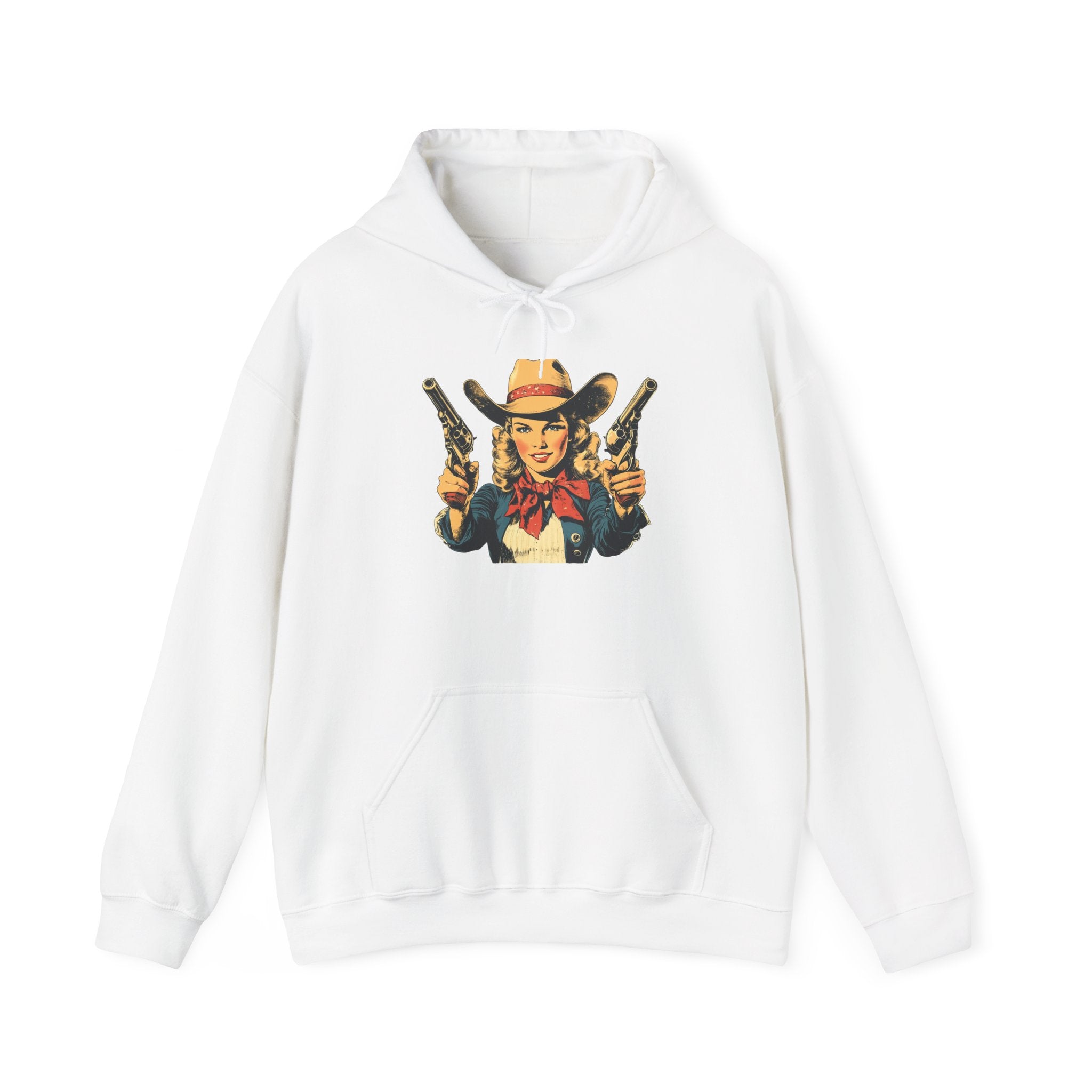 Cowgirl Retro Graphic Hoodie Printify