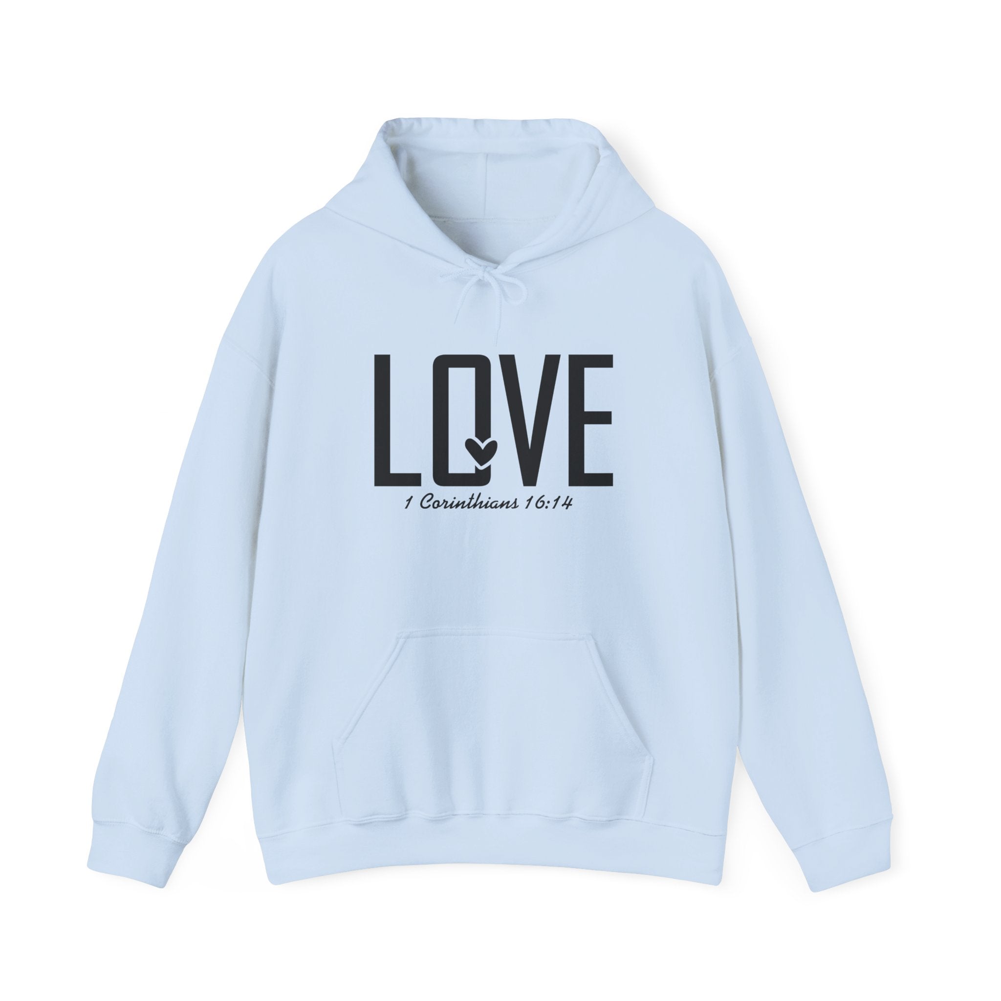 Love Scripture Hoodie Printify