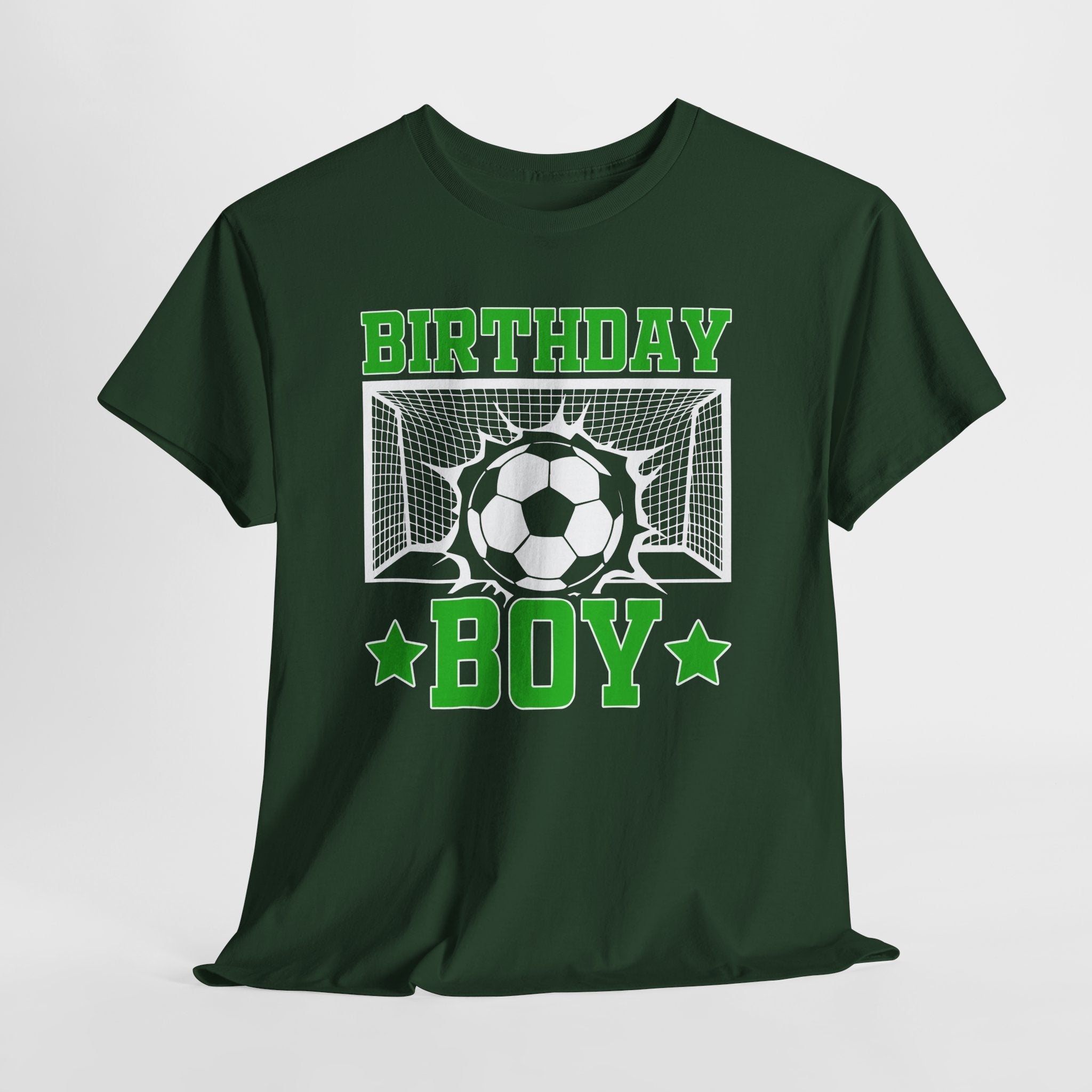 Birthday Boy Soccer T-Shirt Printify