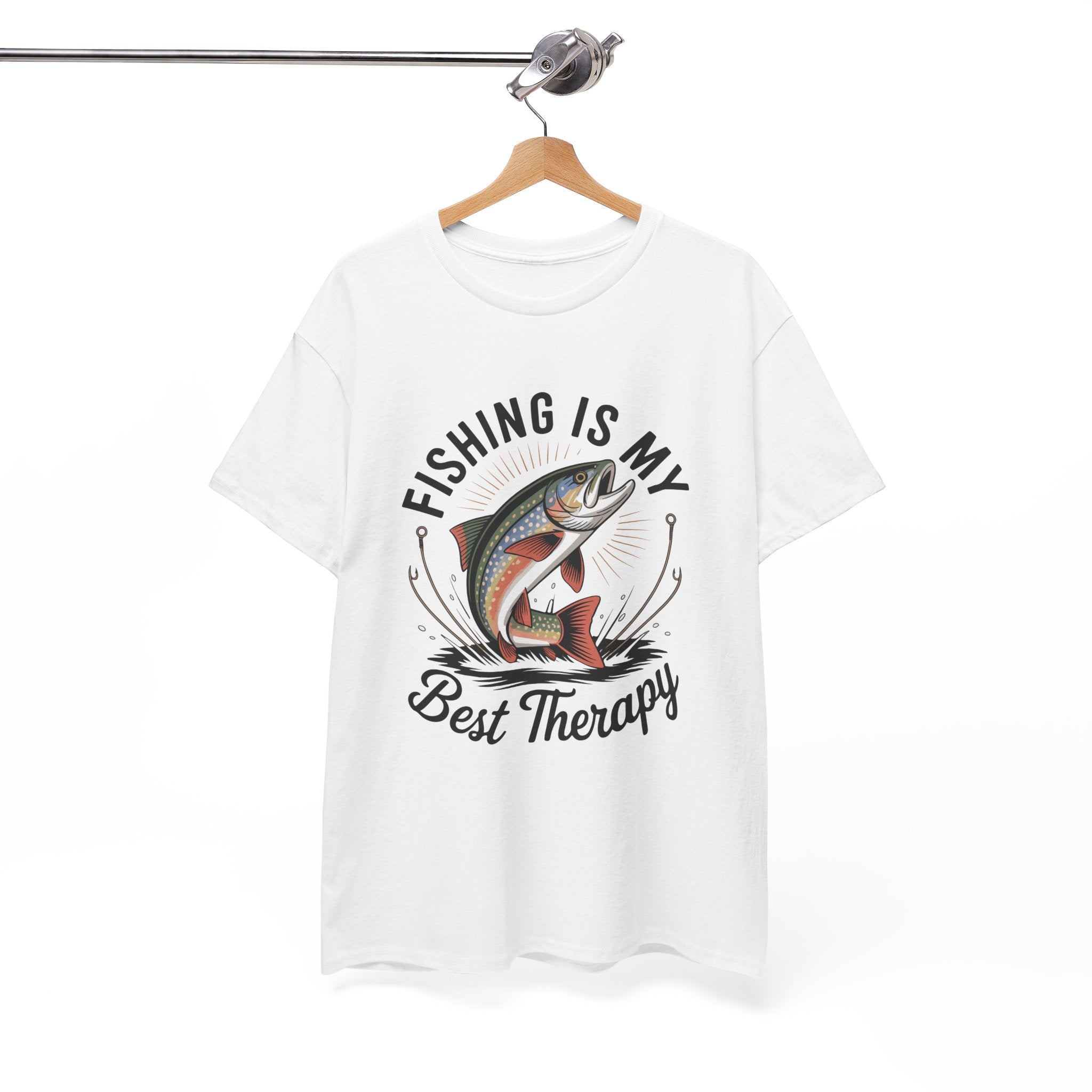 Fishing Is My Best Therapy Unisex T- Shirt Printify