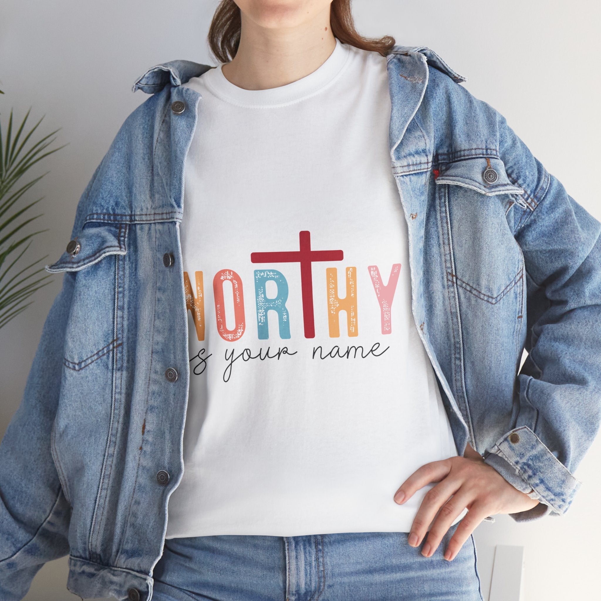 Worthy Christian Graphic T-Shirt Printify