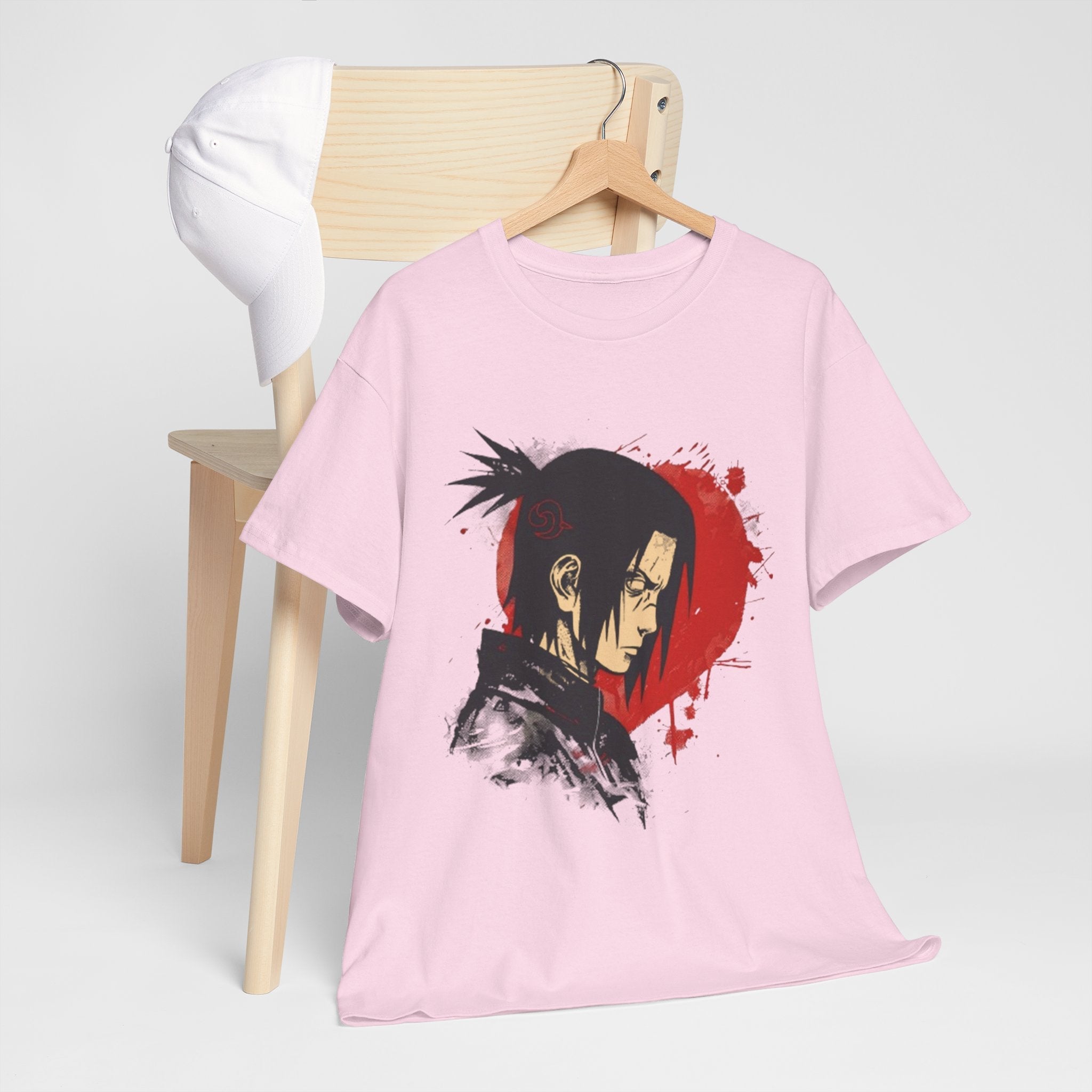 Samurai Shadow Anime Graphic T- Shirt Printify
