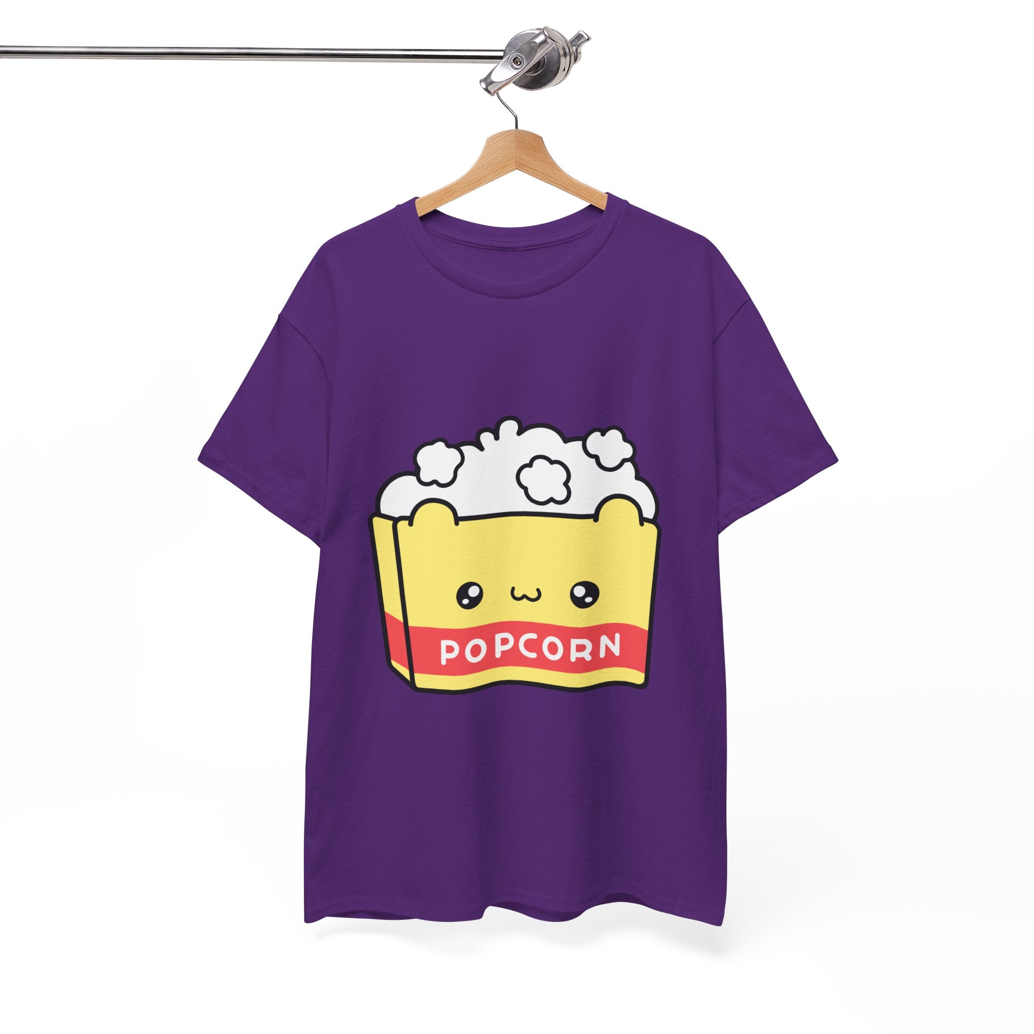 Cute Popcorn Graphic Movie T- Shirt Printify