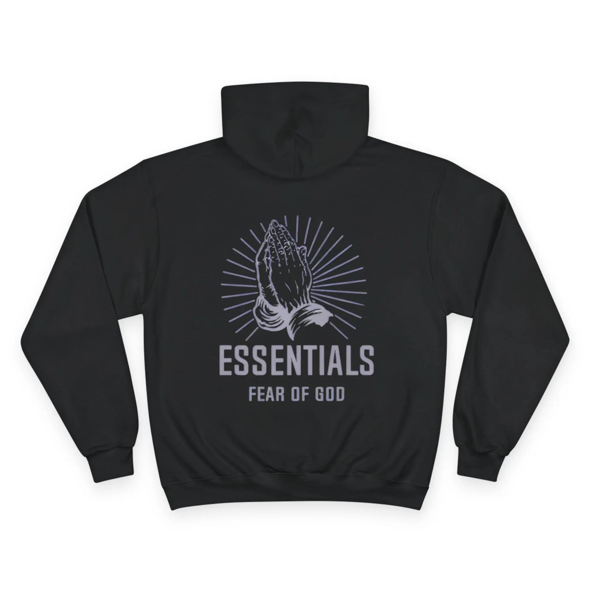 Essentials Fear of God Champion Hoodie Printify