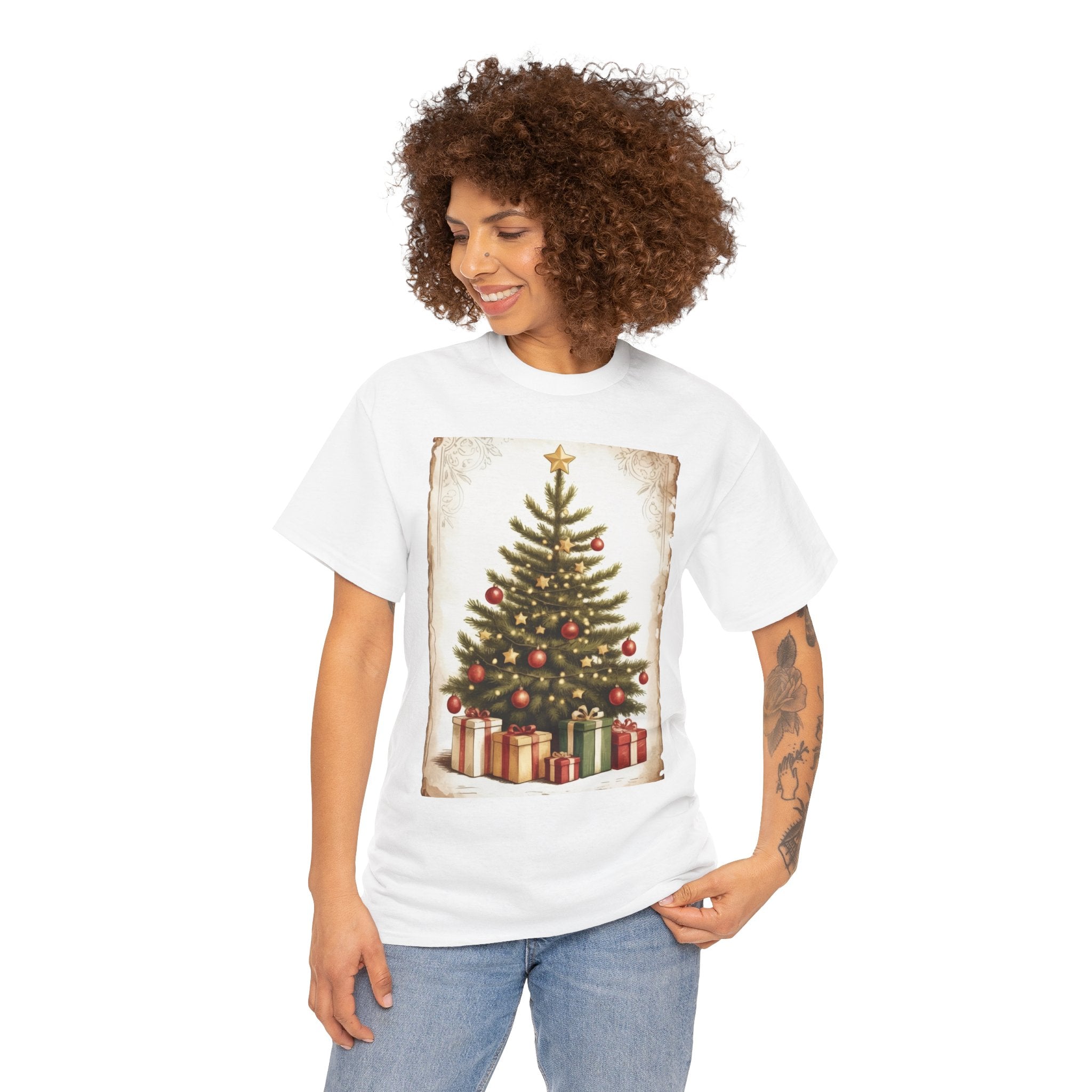 Christmas Tree Unisex T- Shirt Printify