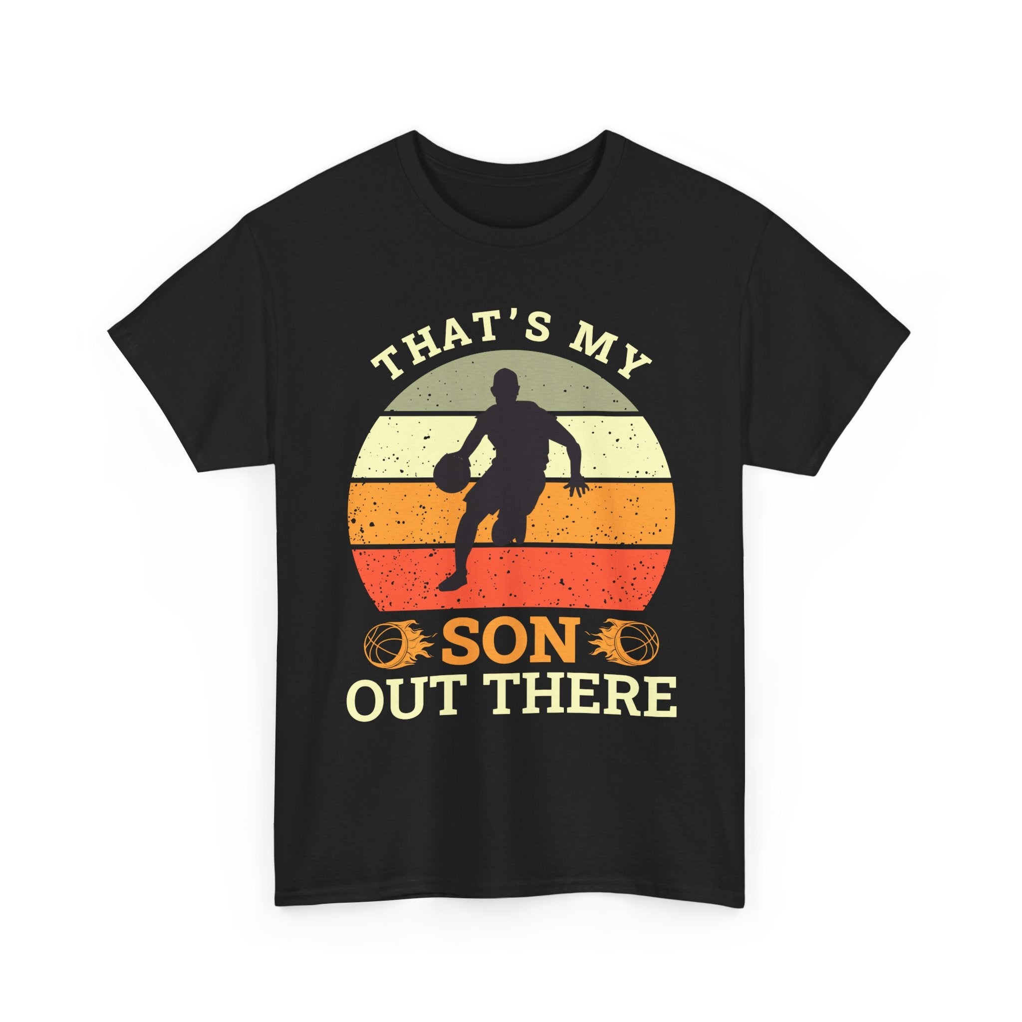 Sporty Basketball Dad T-Shirt Printify
