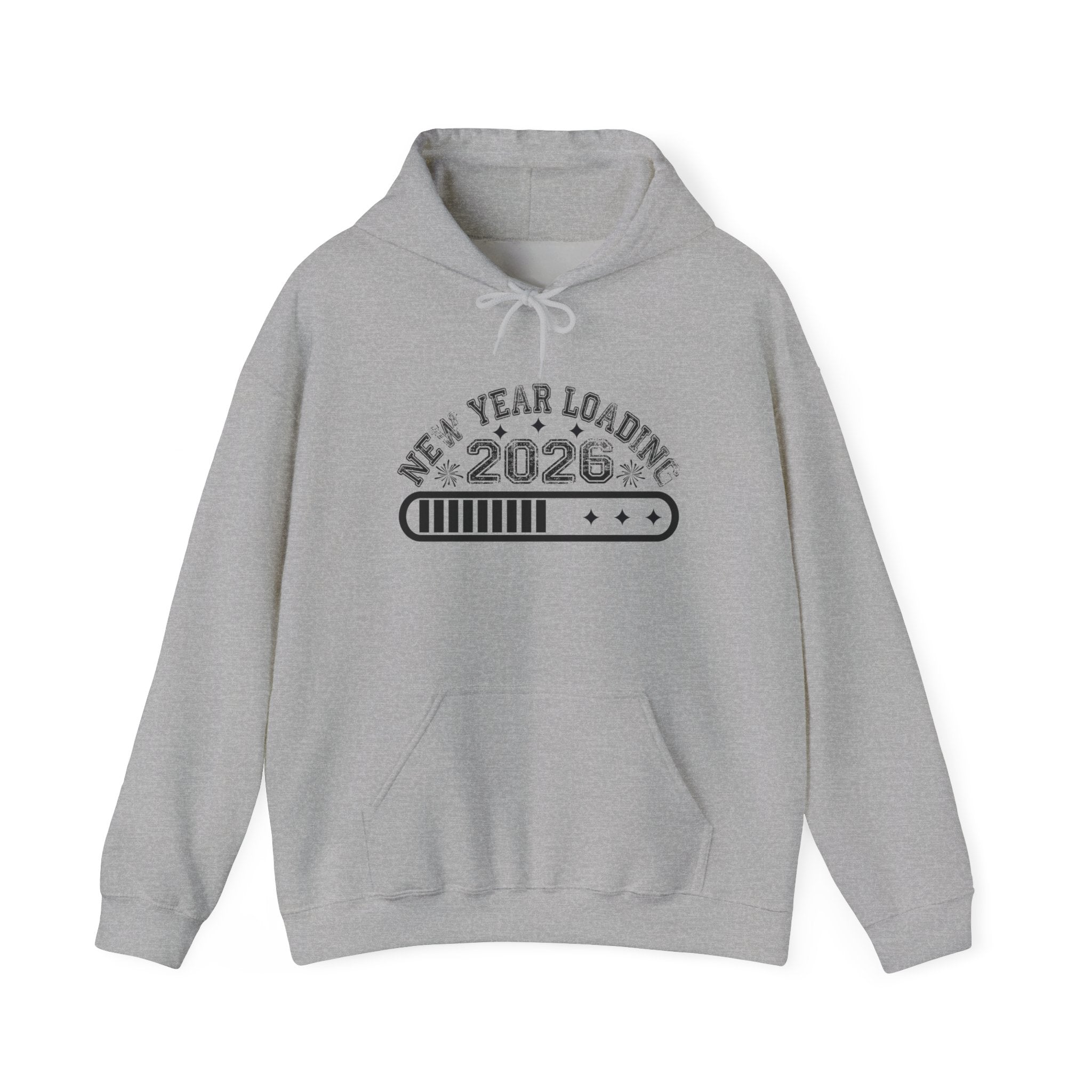 2026 New Year Loading Hoodie Printify