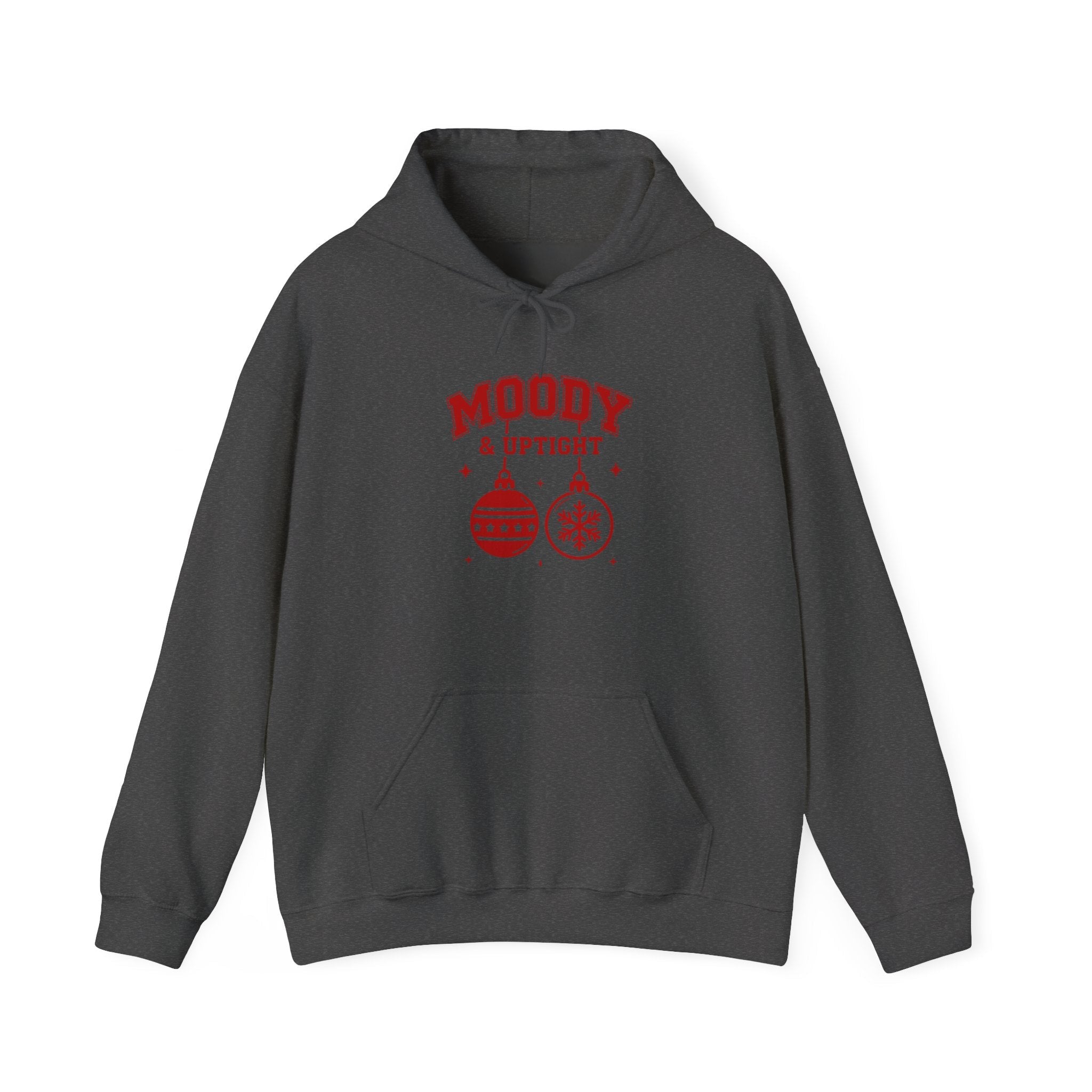 Moody & Uptight Christmas Hoodie Printify