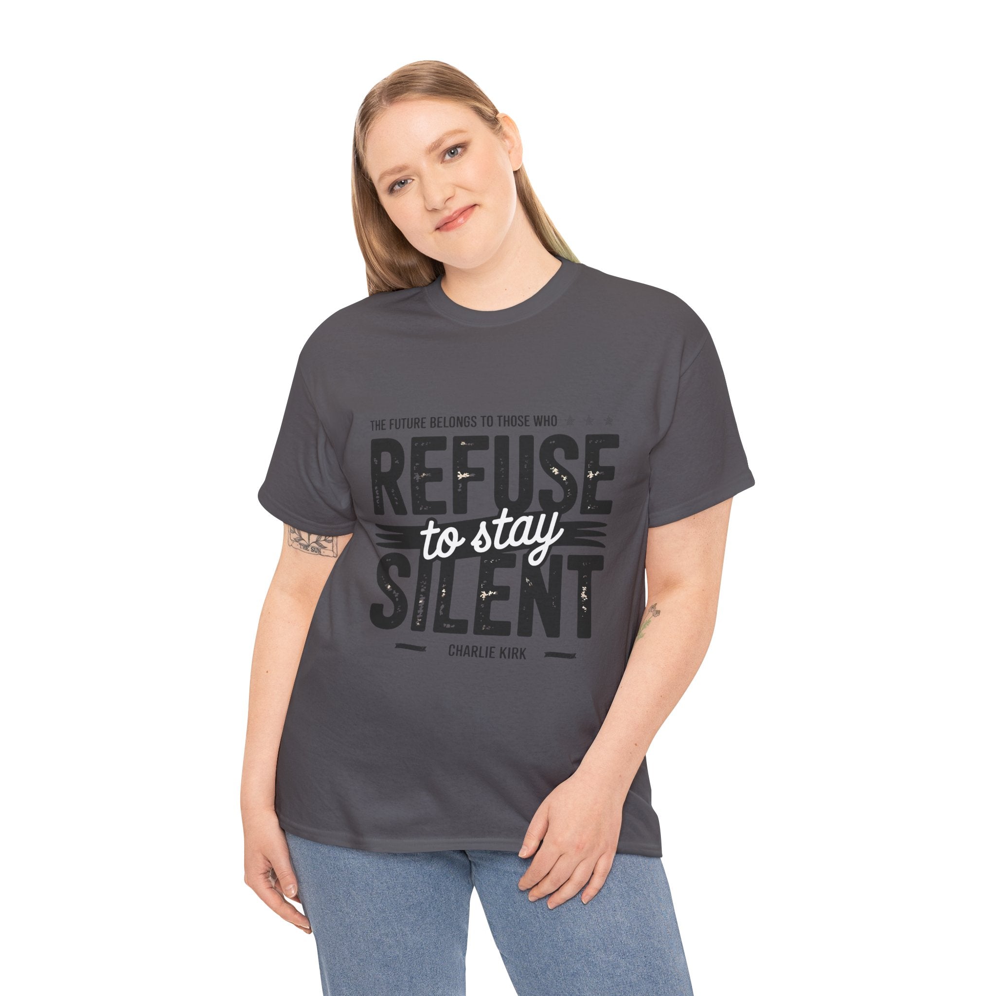 Refuse to Stay Silent Graphic T-Shirt Printify