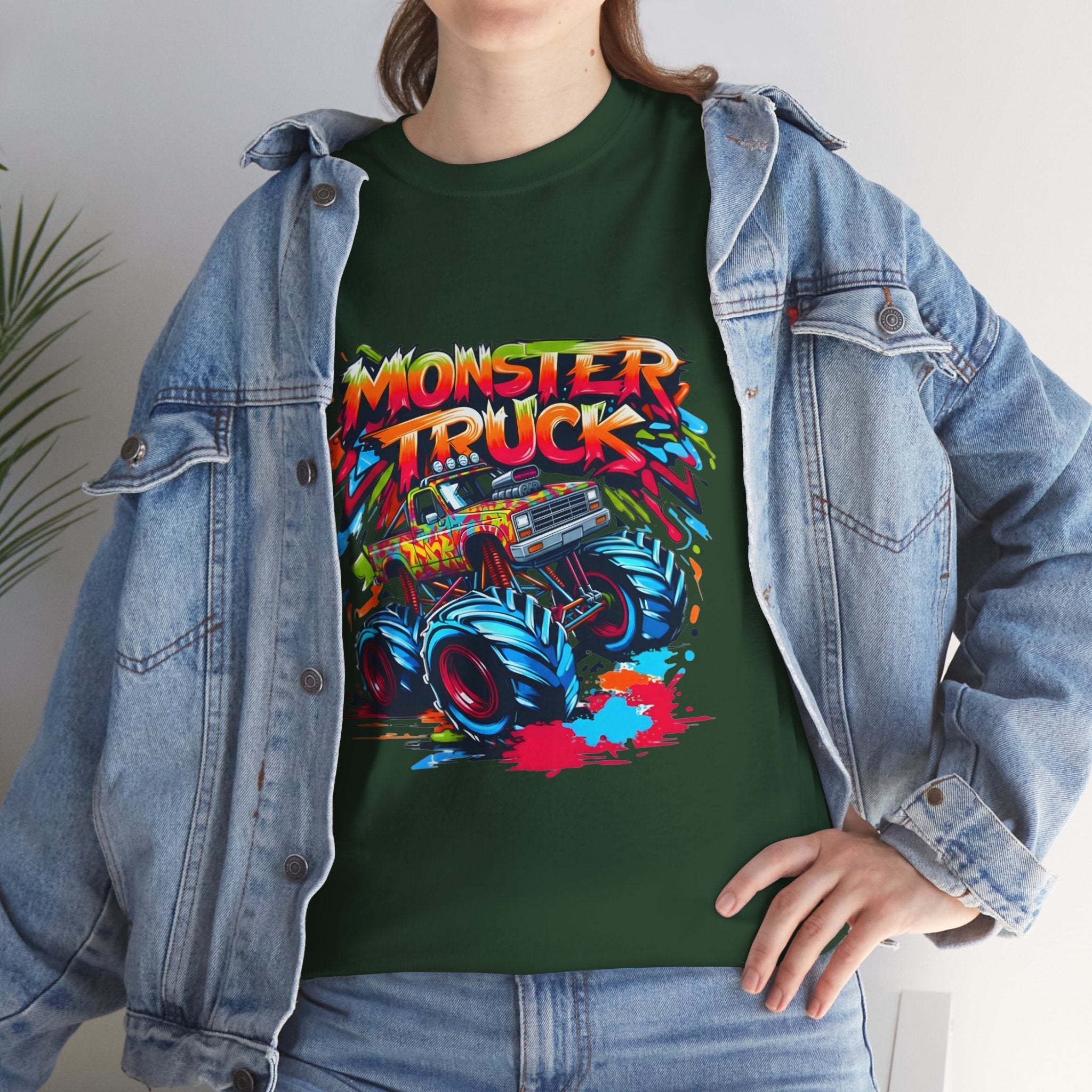 Monster Trucks Graffiti T- Shirt Printify