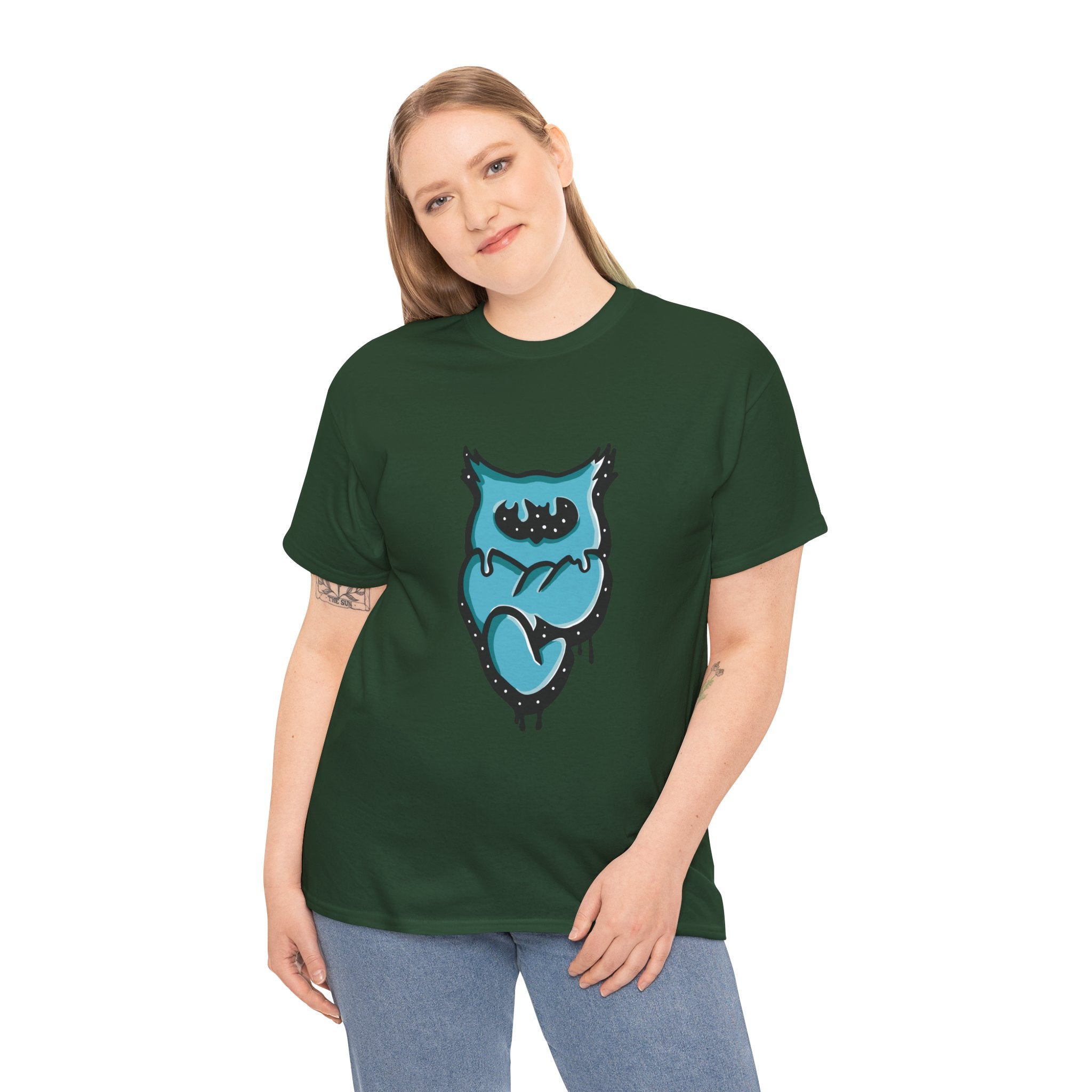 Owl - Graffiti Lettering T- Shirt Printify