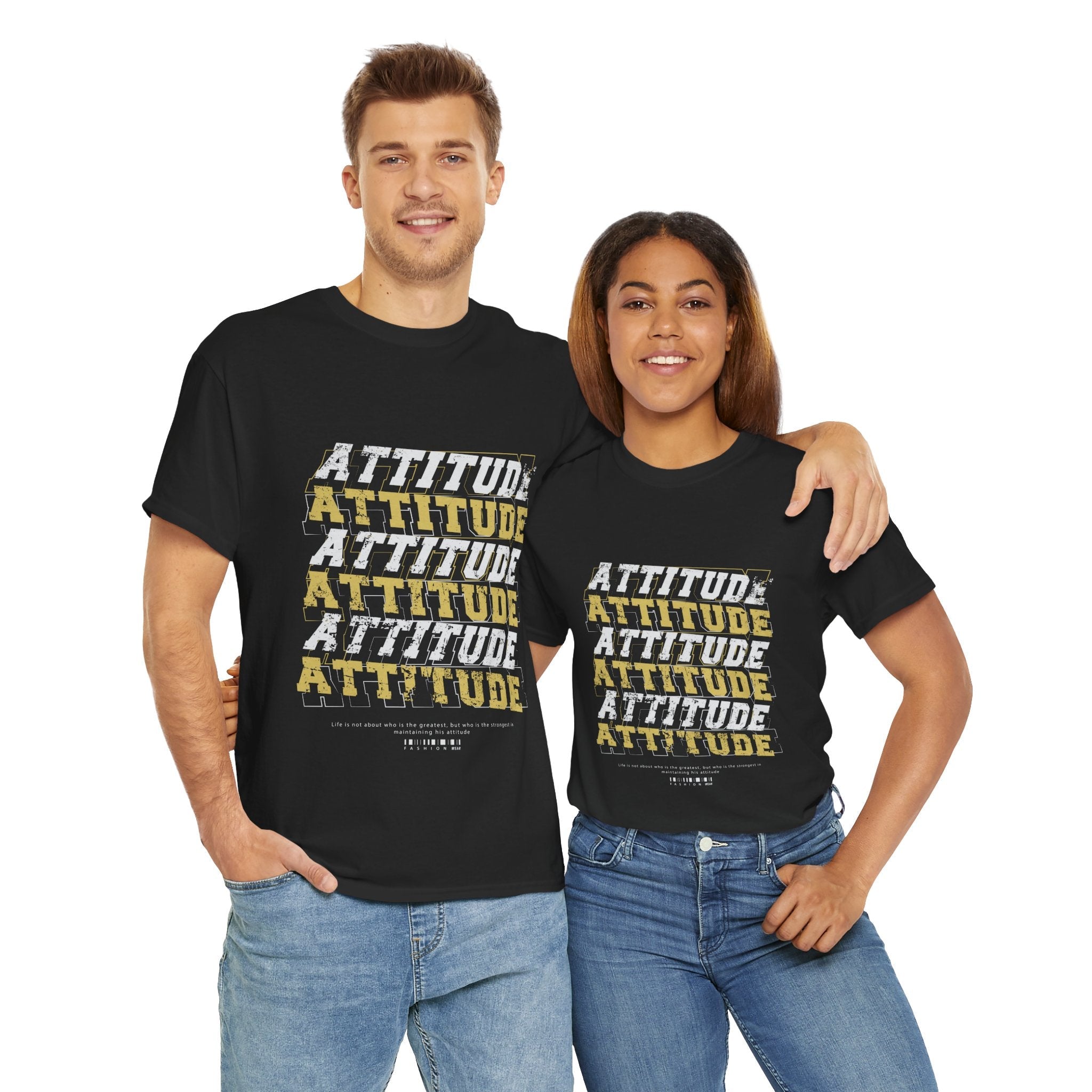 Bold Attitude Slogan T- Shirt Printify